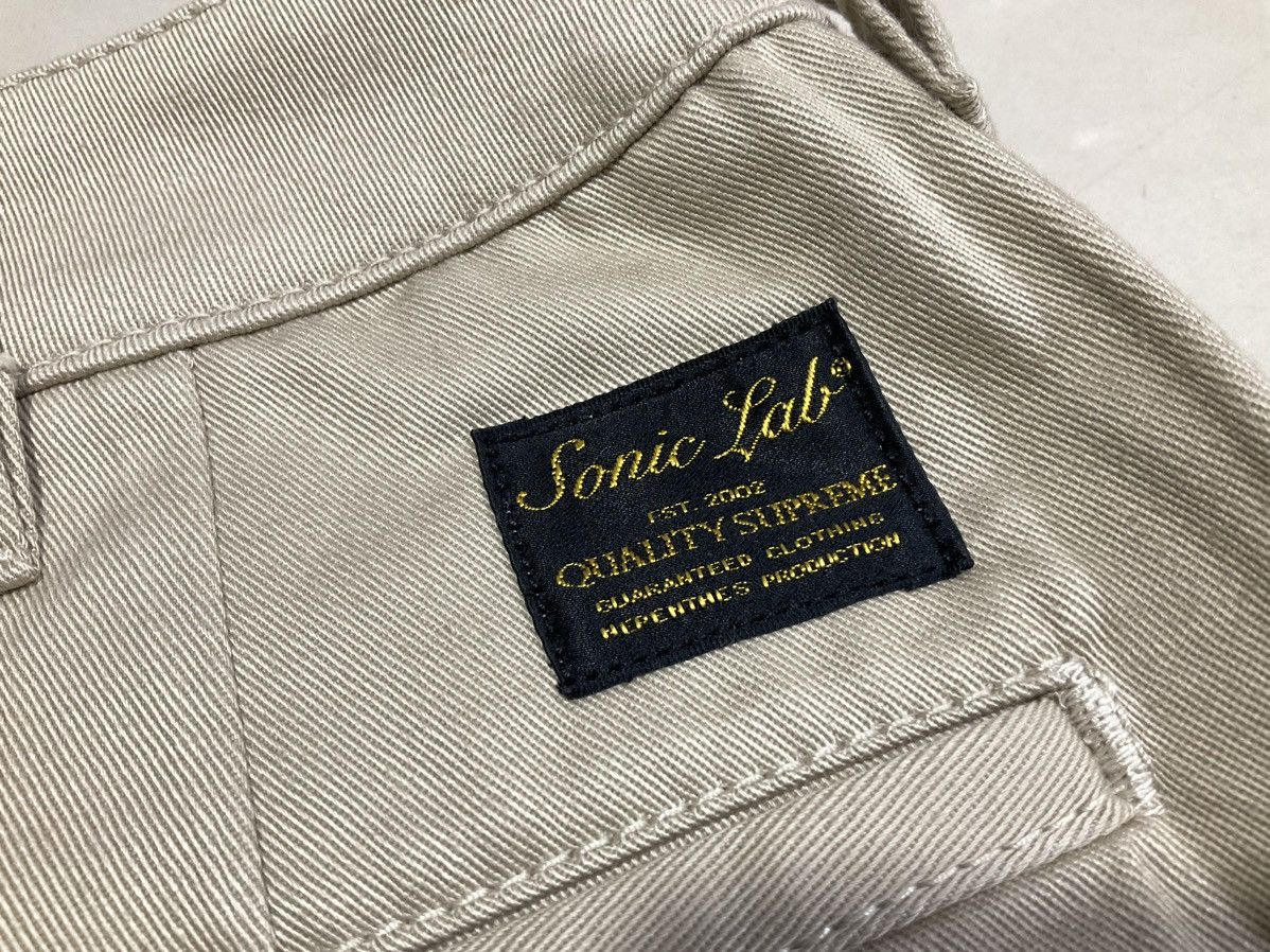 Nepenthes 🔥Rare Y2K Vintage Sonic Lab Wide Chino Pants Size US 32 / EU 48 - 8 Thumbnail