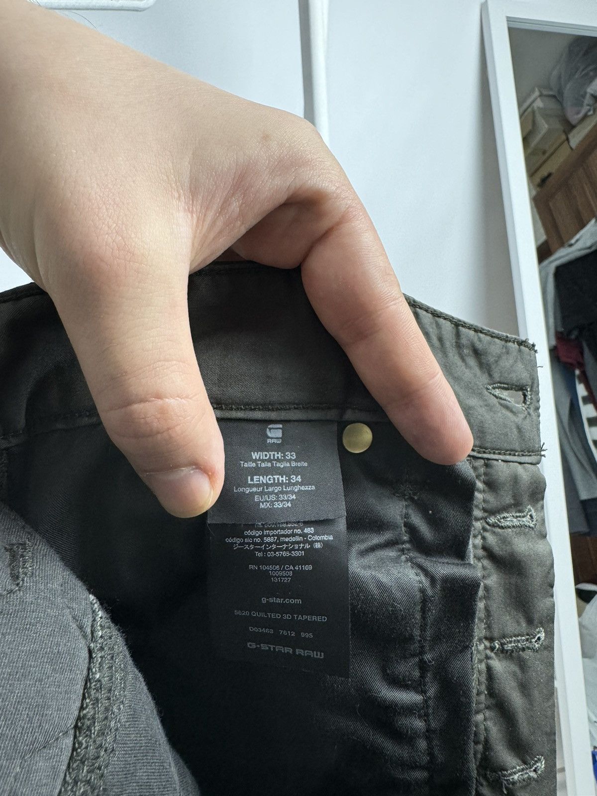 G-Star Rare G-Star 3D Tapered Pants Size US 33 - 13 Thumbnail