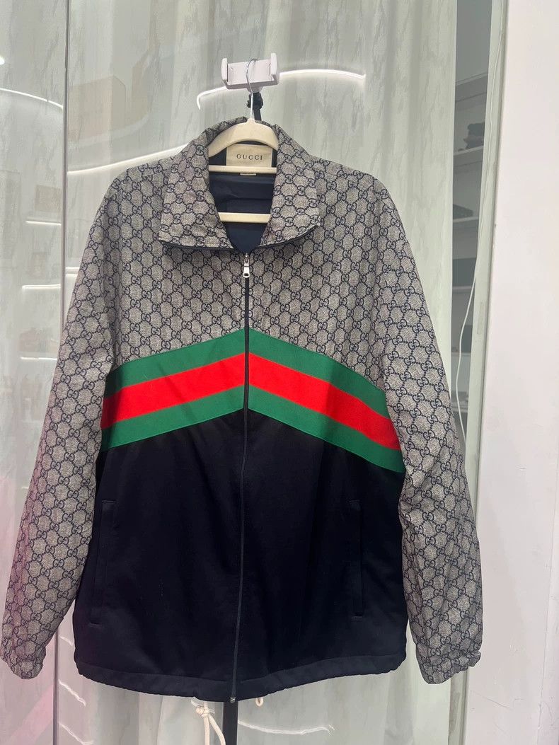 Gucci Retro Logo Zip Jacket M Size