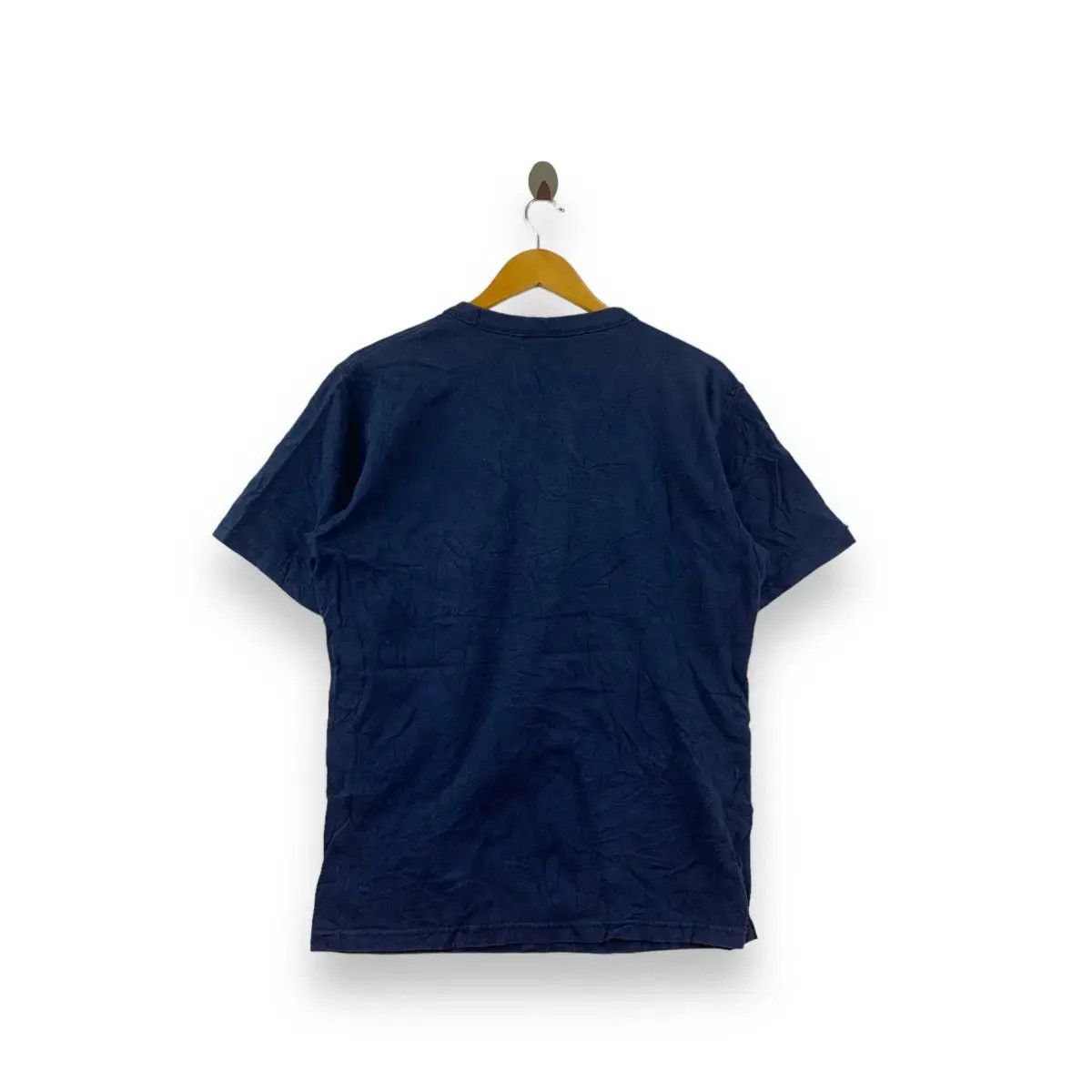 Uniqlo LEMAIRE x UNIQLO COLLECTION Plain Blue Tee Shirt Minimalist Size US L / EU 52-54 / 3 - 3 Thumbnail