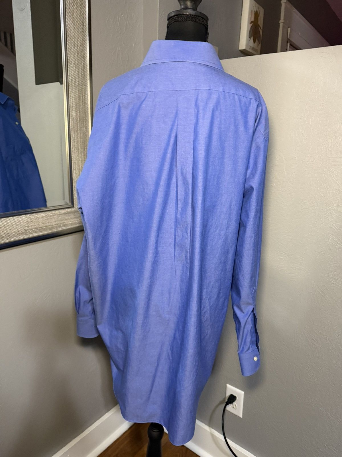 Brooks Brothers Brooks Brother Madison Blue Non Iron Button Down Shirt XL 17 Size US XL / EU 56 / 4 - 3 Thumbnail