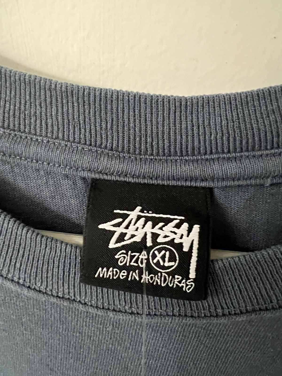 Stussy Stussy wes palms navy tee brand new Size US XL / EU 56 / 4 - 4 Thumbnail