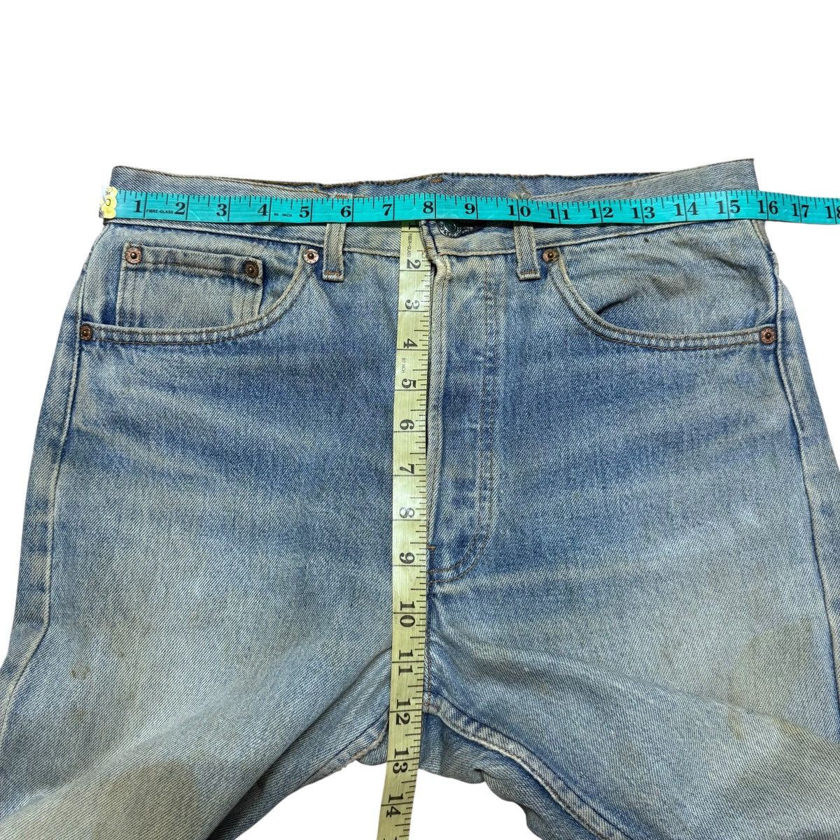 Levi's Vintage 90s Levis 501 Dirty Wash Rusty Jeans Size US 32 / EU 48 - 17 Thumbnail