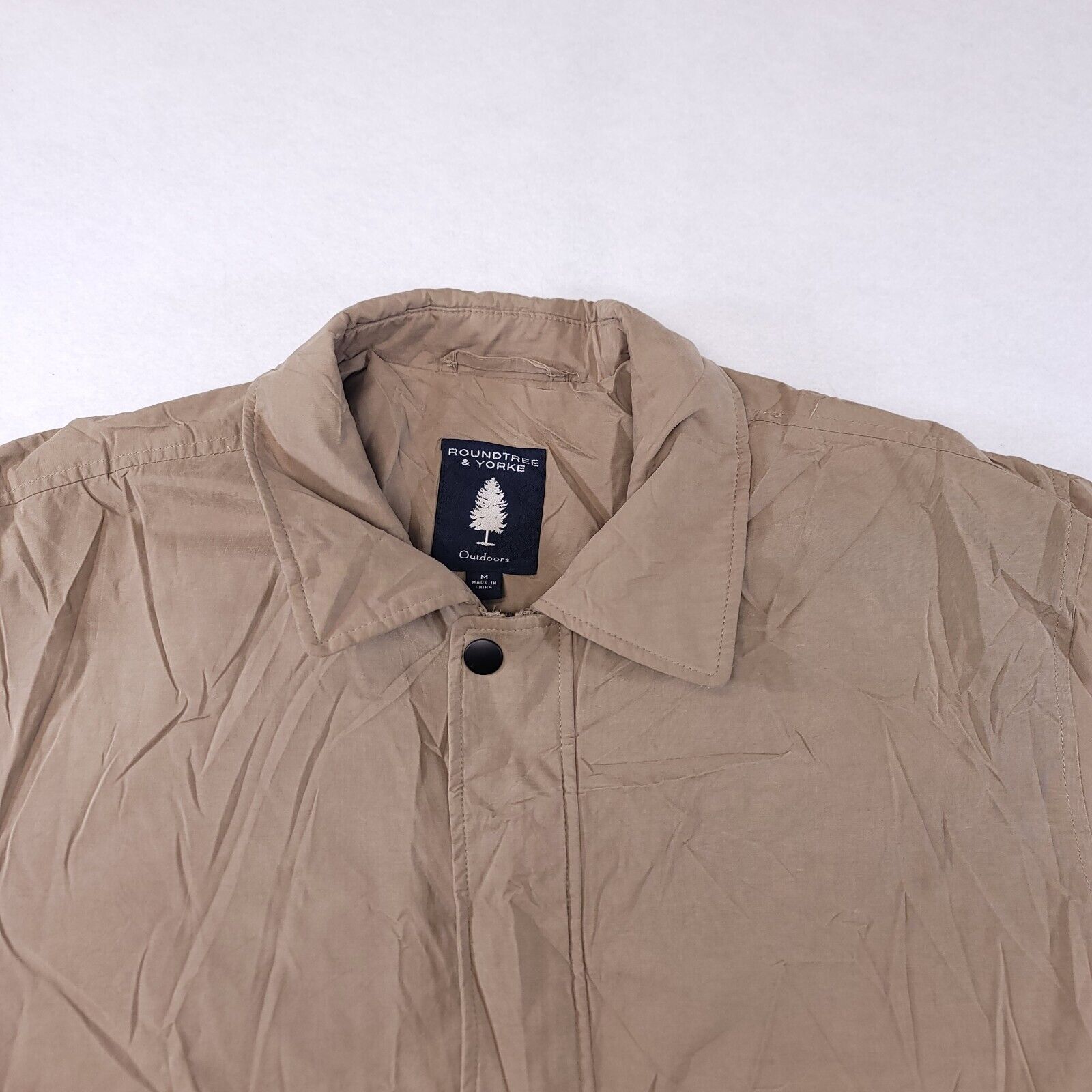 Roundtree & Yorke Roundtree & Yorke Outdoor Jacket Mens Size Medium M Beige Size US M / EU 48-50 / 2 - 1 Thumbnail