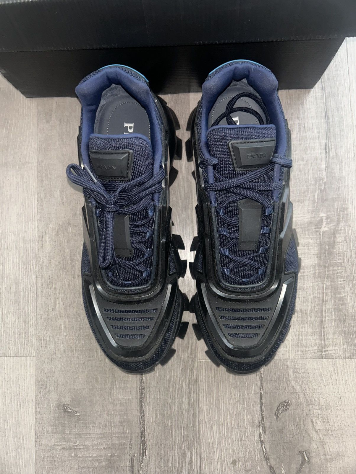 Prada Prada Cloudbust Thunder Navy/Black Sneakers Size 9.5 Size US 10 / EU 43 - 2 Thumbnail