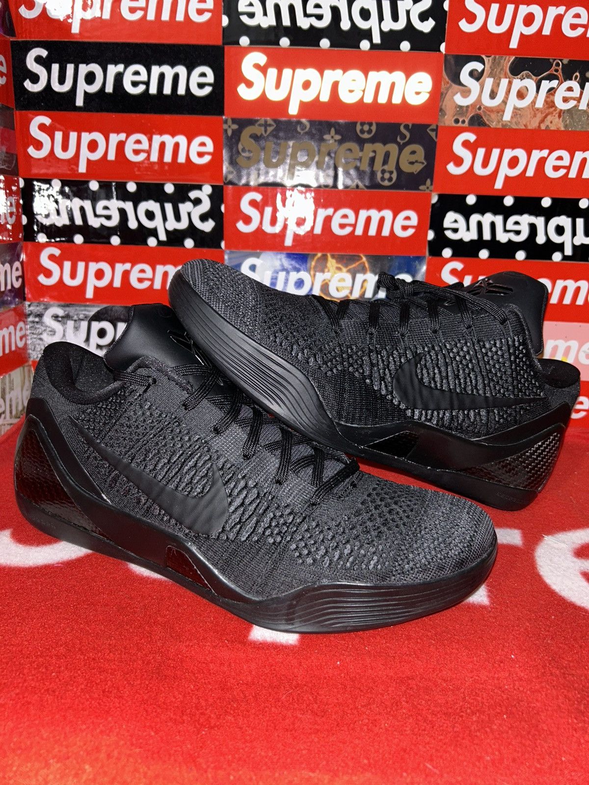 Nike Nike Kobe 9 Elite Low ‘Blackout’ 677992-993 nikeID size 13 Size US 13 / EU 46 - 1 Thumbnail
