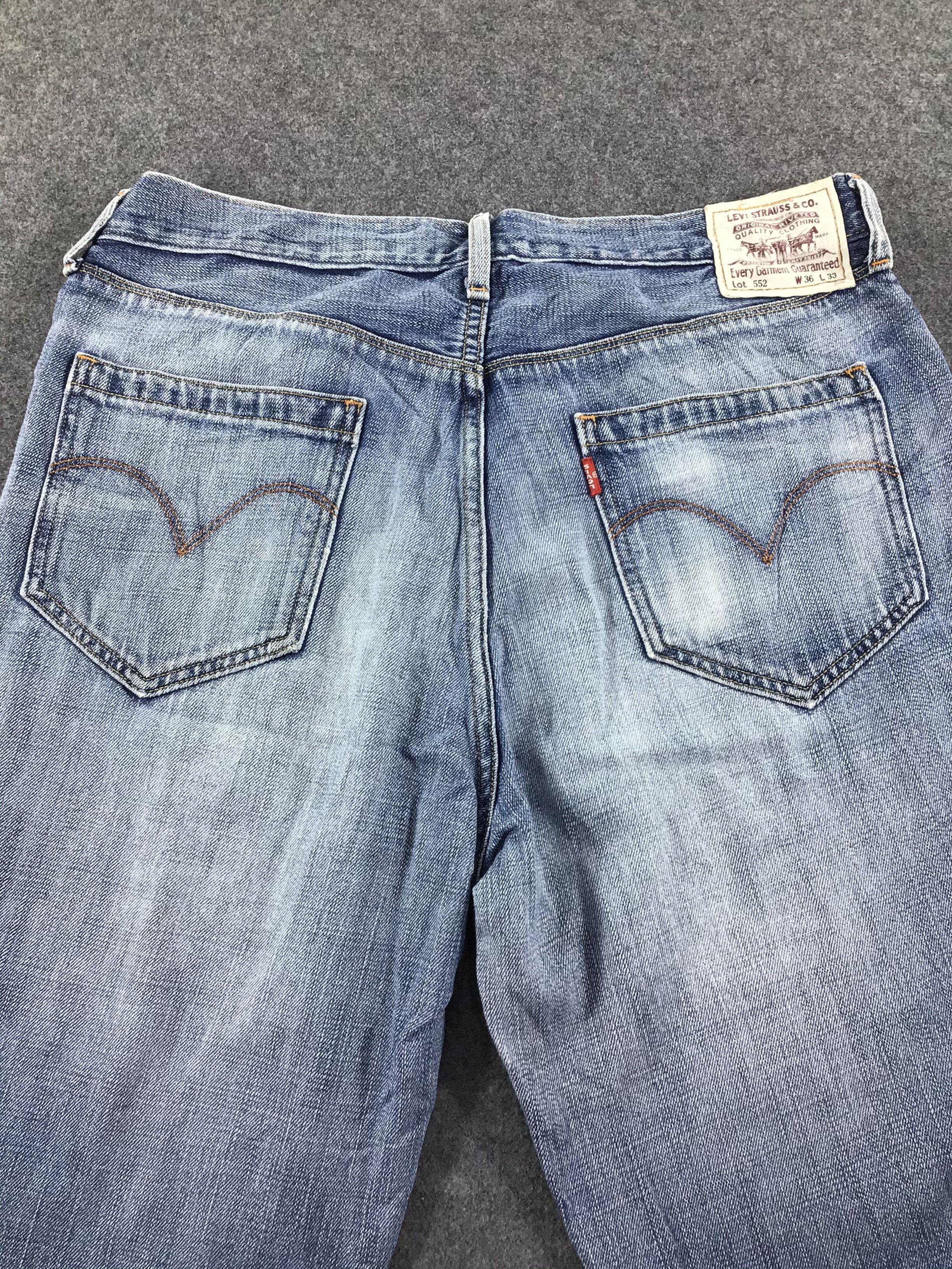 Levi's × Vintage Vintage Levis 552 Jeans-JM064 Size US 35 - 3 Thumbnail