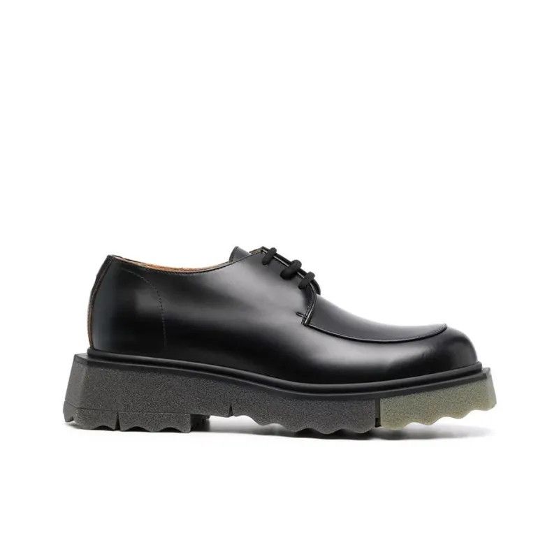 Off-White o1rshd1 Sponge Sole Leather Paraboot in Black Size US 10 / EU 43 - 2 Thumbnail