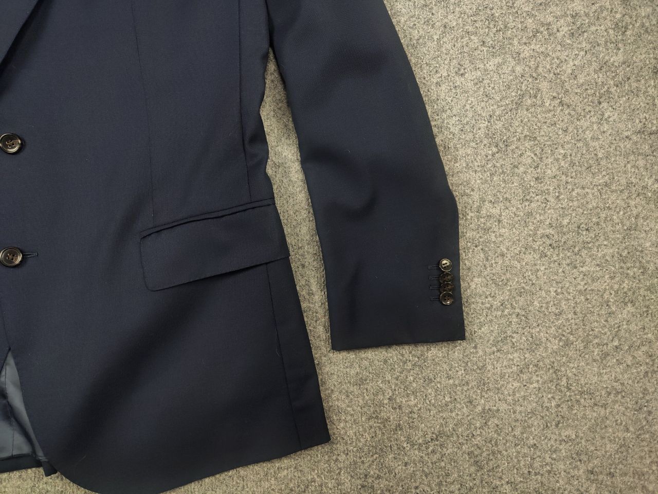 Suitsupply Suitsupply Design Lazio Pure wool Navy button Blazer Jacket Size US L / EU 52-54 / 3 - 6 Thumbnail