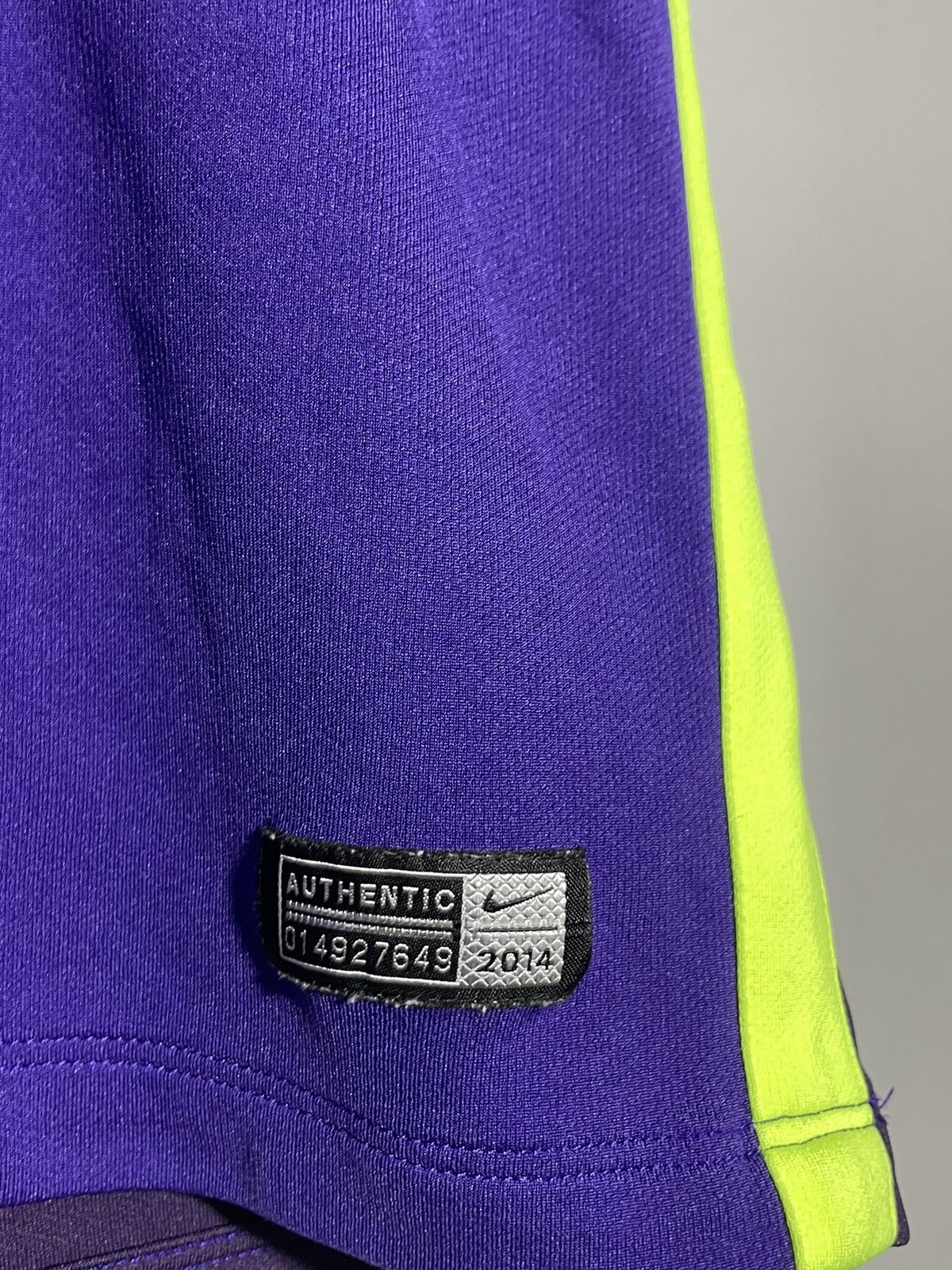 Nike Manchester City Nike 2014/15 Third Y2k Football Shirt Size US L / EU 52-54 / 3 - 9 Thumbnail