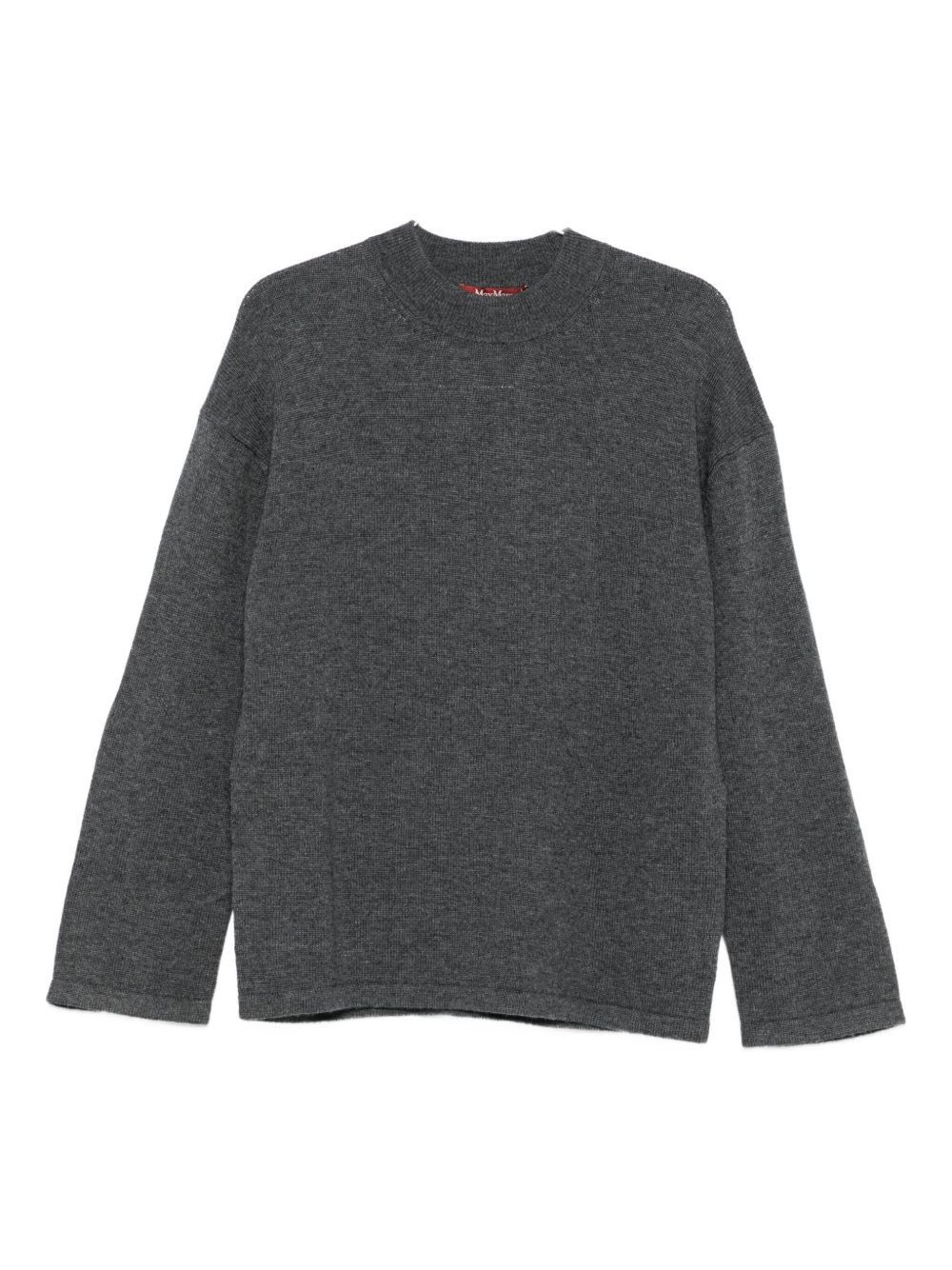 Max Mara CREW NECK SWEATER IN CASHMERE WOOL Size XS / US 0-2 / IT 36-38 - 1 Thumbnail