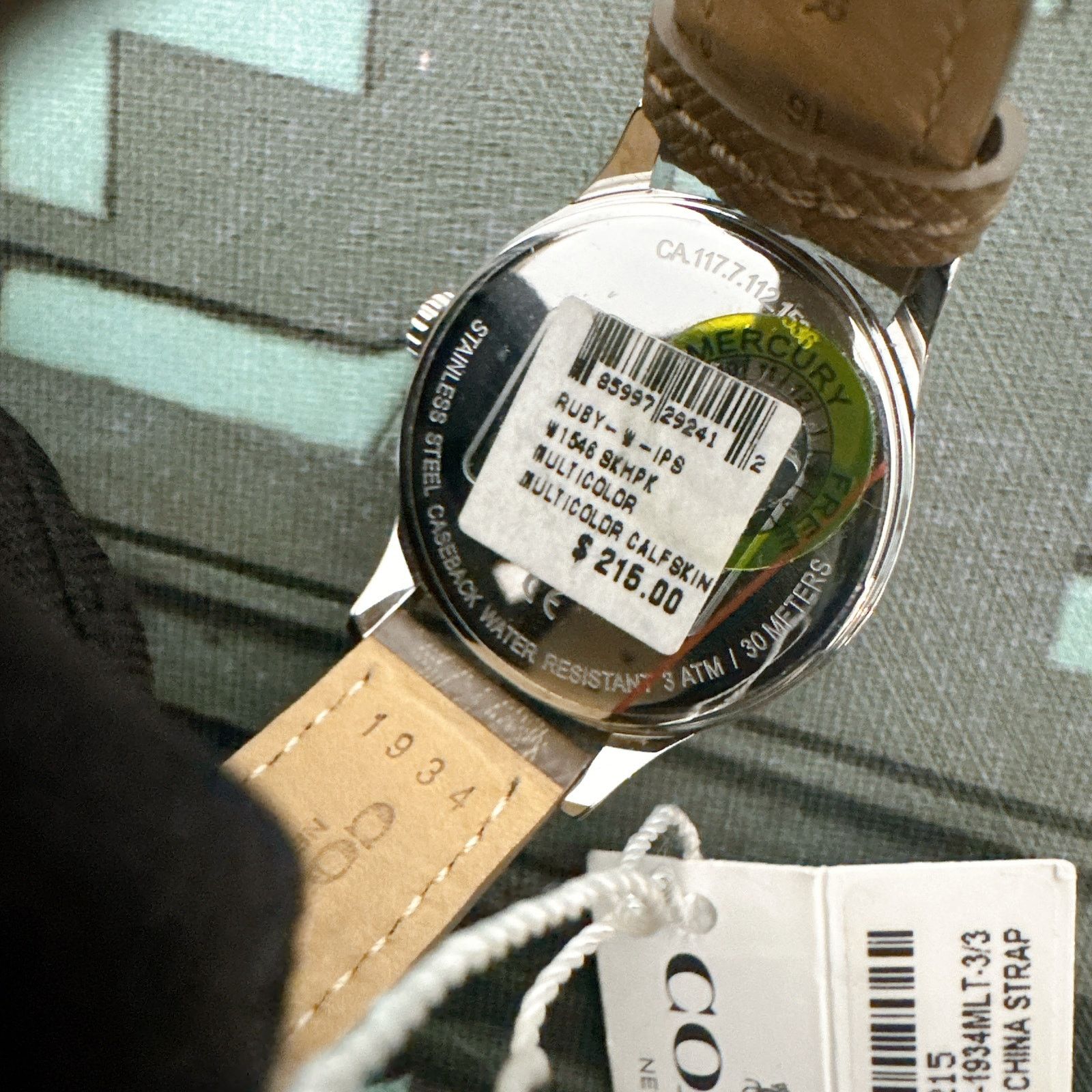 Coach Coach 14503215 Ruby Signature Floral Print Leather Watch Size ONE SIZE - 5 Thumbnail