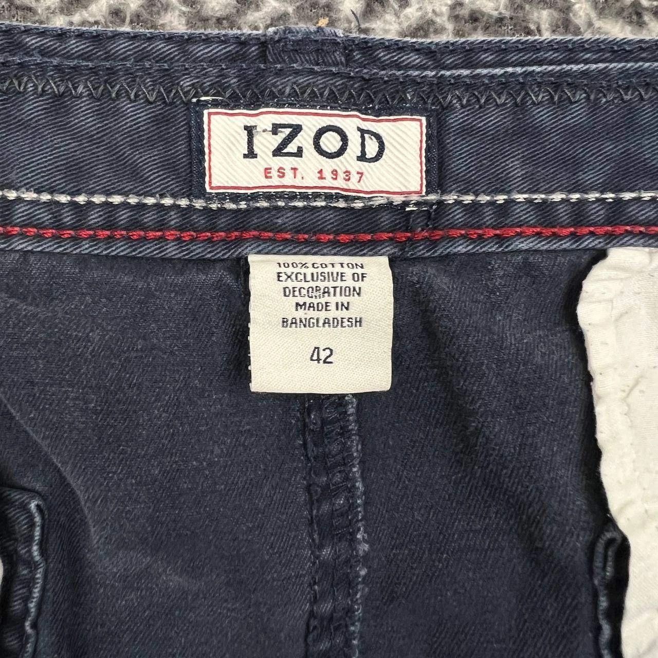 Izod Izod Cargo Shorts Men 42 Navy Blue Pockets Outdoor Cotton Size US 42 / EU 58 - 9 Thumbnail