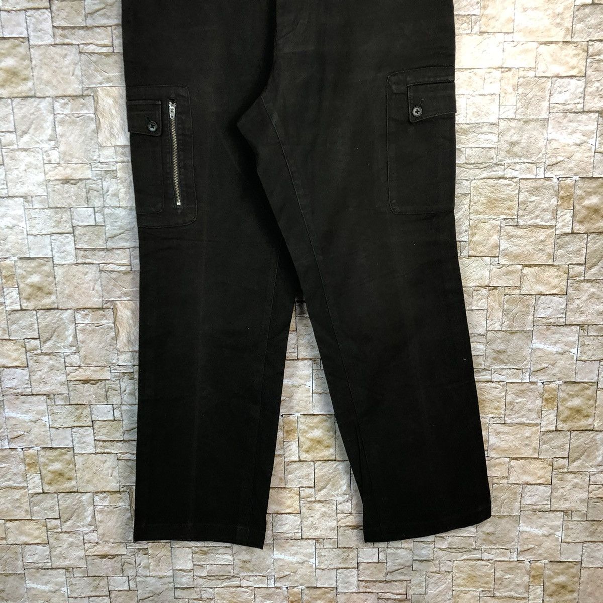 Japanese Brand × PGA Tour Pga Tour Dark Brown Cargo Multipocket Pants #A730 Size US 32 / EU 48 - 3 Thumbnail