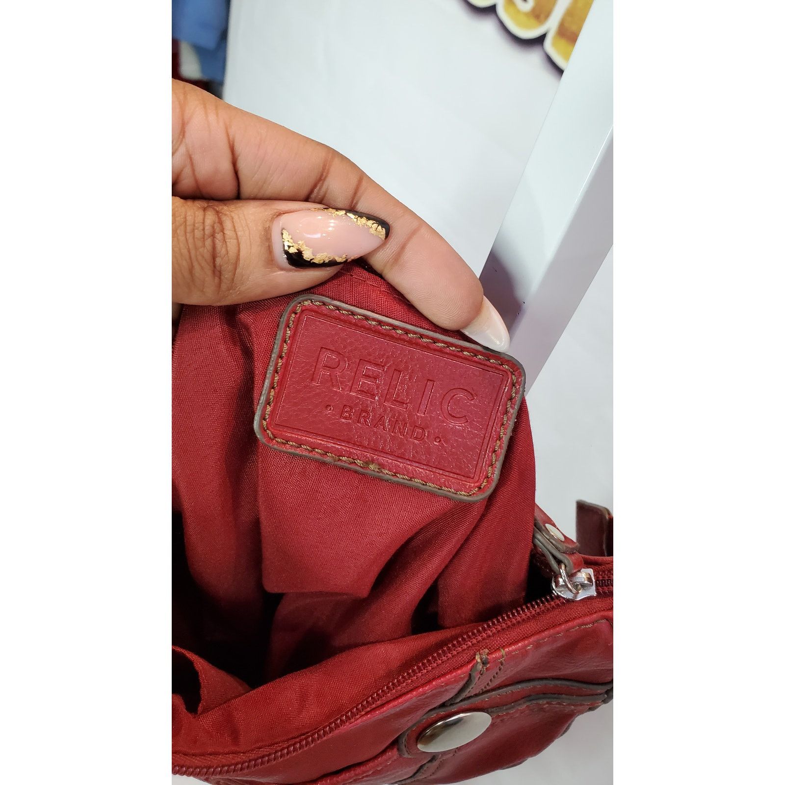 Relic Relic Red Crossbody Shoulder Purse Bag Size ONE SIZE - 6 Thumbnail