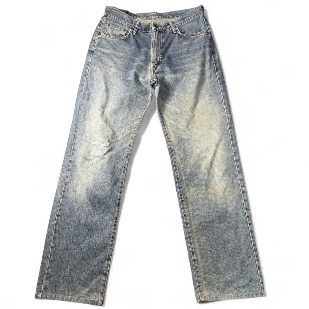 Edwin 90s Japanese Edwin Lot 0140 Distressed Faded Jeans Size US 32 / EU 48 - 1 Thumbnail