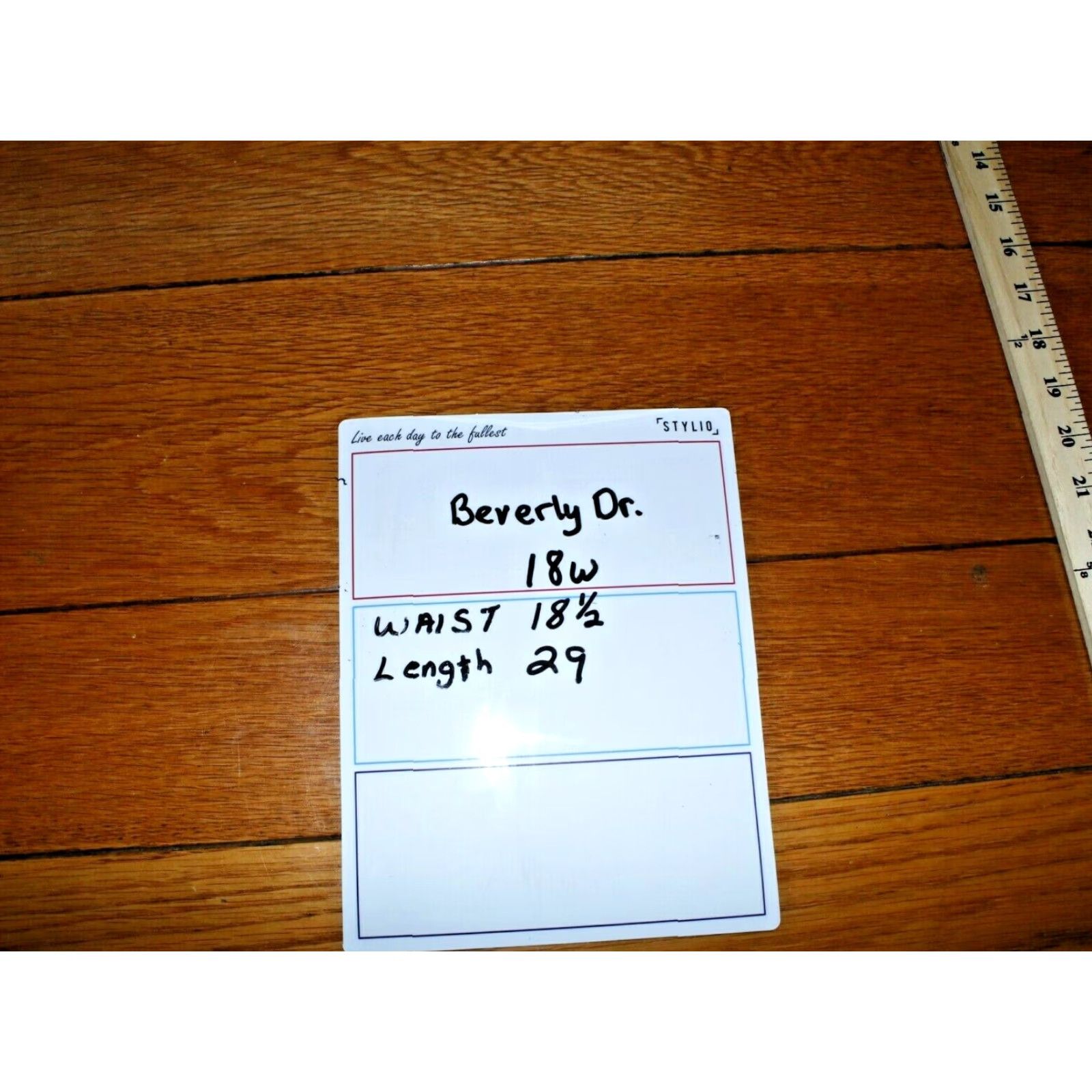 Vintage Beverly Drive Jeans Women's Plus Size 18W High Rise Casual Denim Straight Pant 37X29 Brown Pockets Size 40" / US 18 - 8 Thumbnail