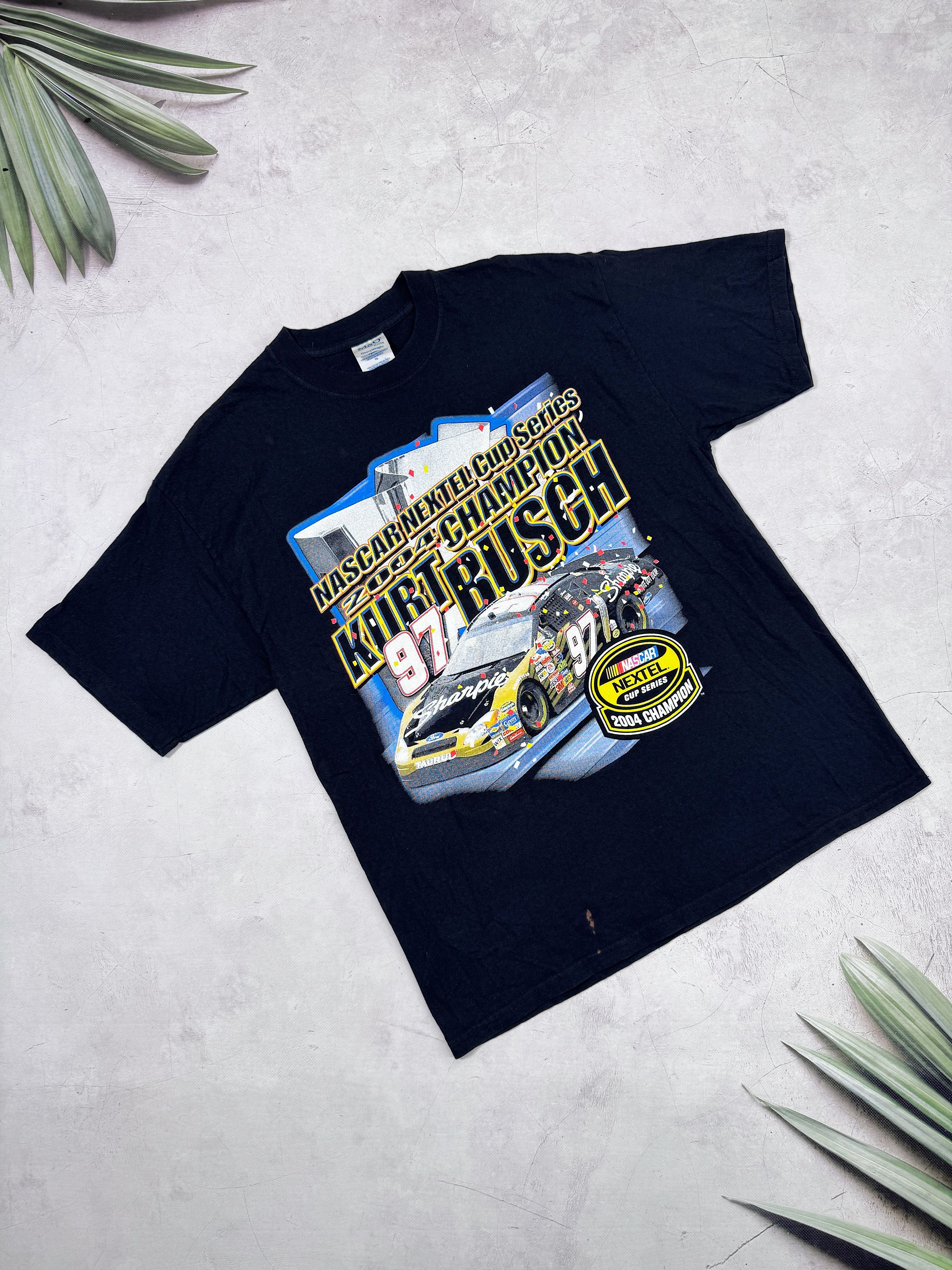 NASCAR 2004 Nascar Nextel Cup Racing T-Shirt #97 Kurt Busch Size US XL / EU 56 / 4 - 1 Thumbnail