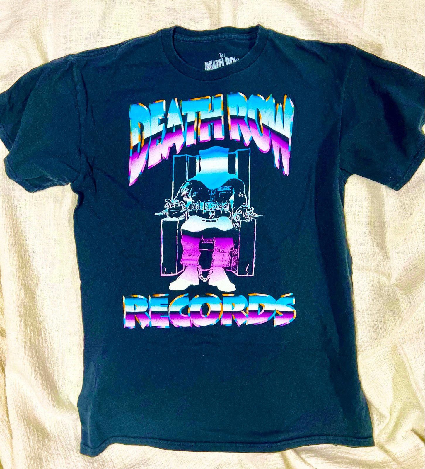 Designer Vintage Death Row Records Graphic Tee - Black Size US M / EU 48-50 / 2 - 1 Thumbnail