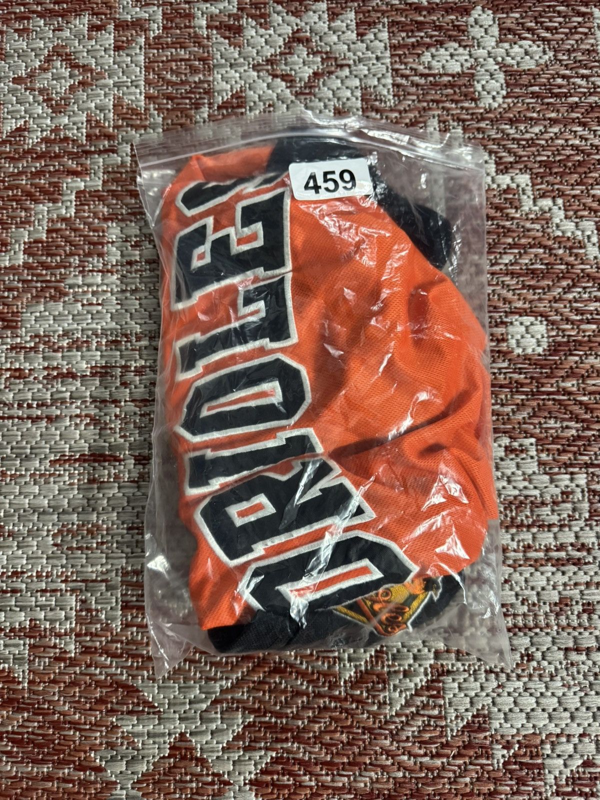 Baltimore Orioles pullover mesh jersey sz Large orange black