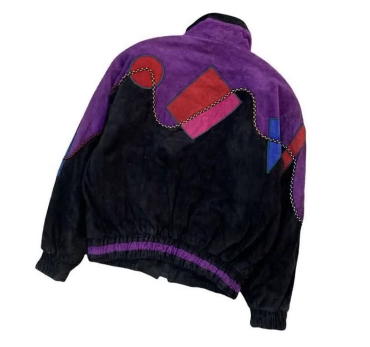 Genuine Leather × Vintage VINTAGES CRISS CRISS INSPIRED PICASSO SUEDE LEATHER JACKET Size US M / EU 48-50 / 2 - 6 Thumbnail