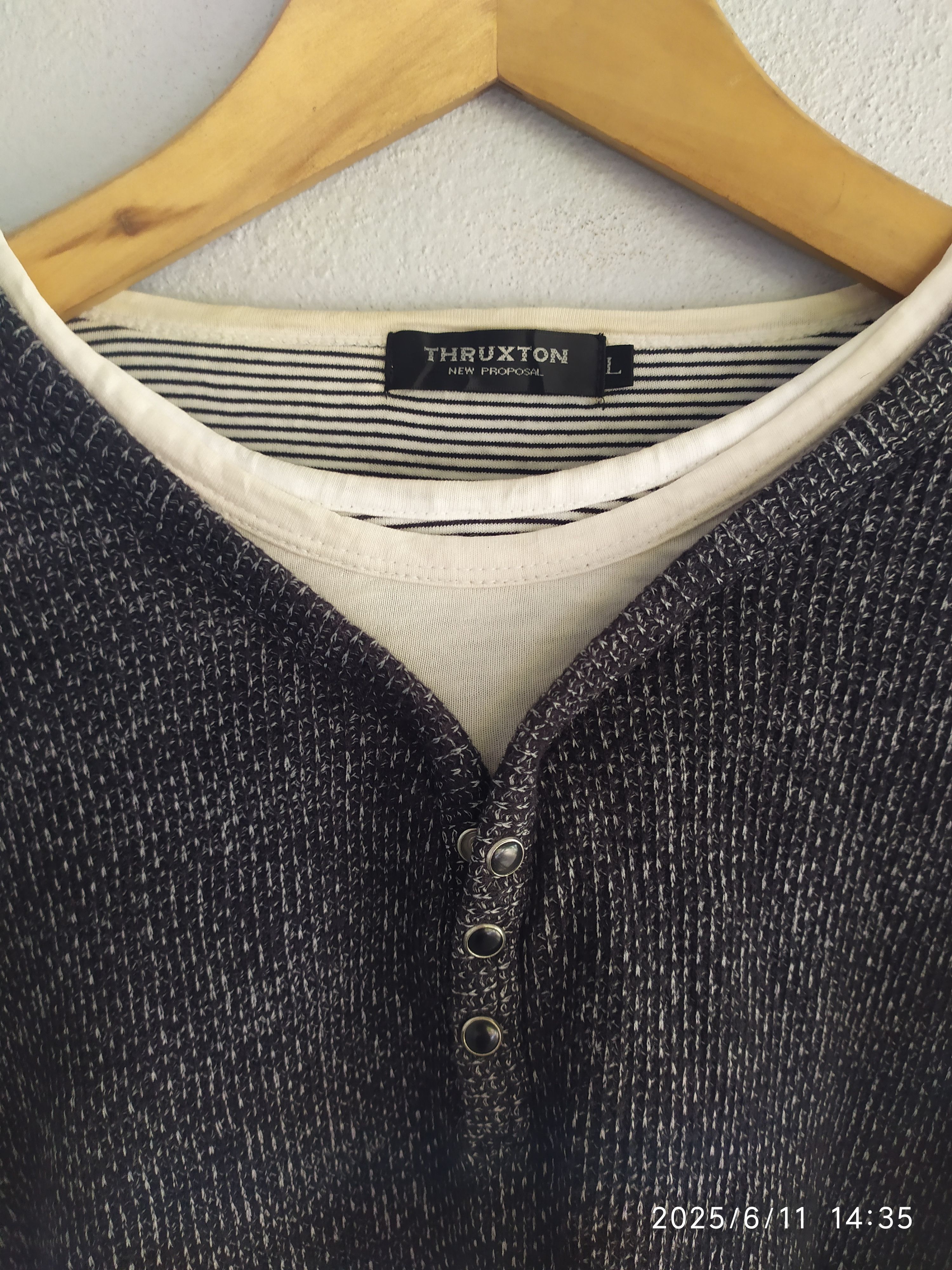 If Six Was Nine × Japanese Brand × Le Grande Bleu (L.G.B.) Japanese Thruxton longsleeve Double Layer Ifsix Lgb Size US L / EU 52-54 / 3 - 4 Thumbnail