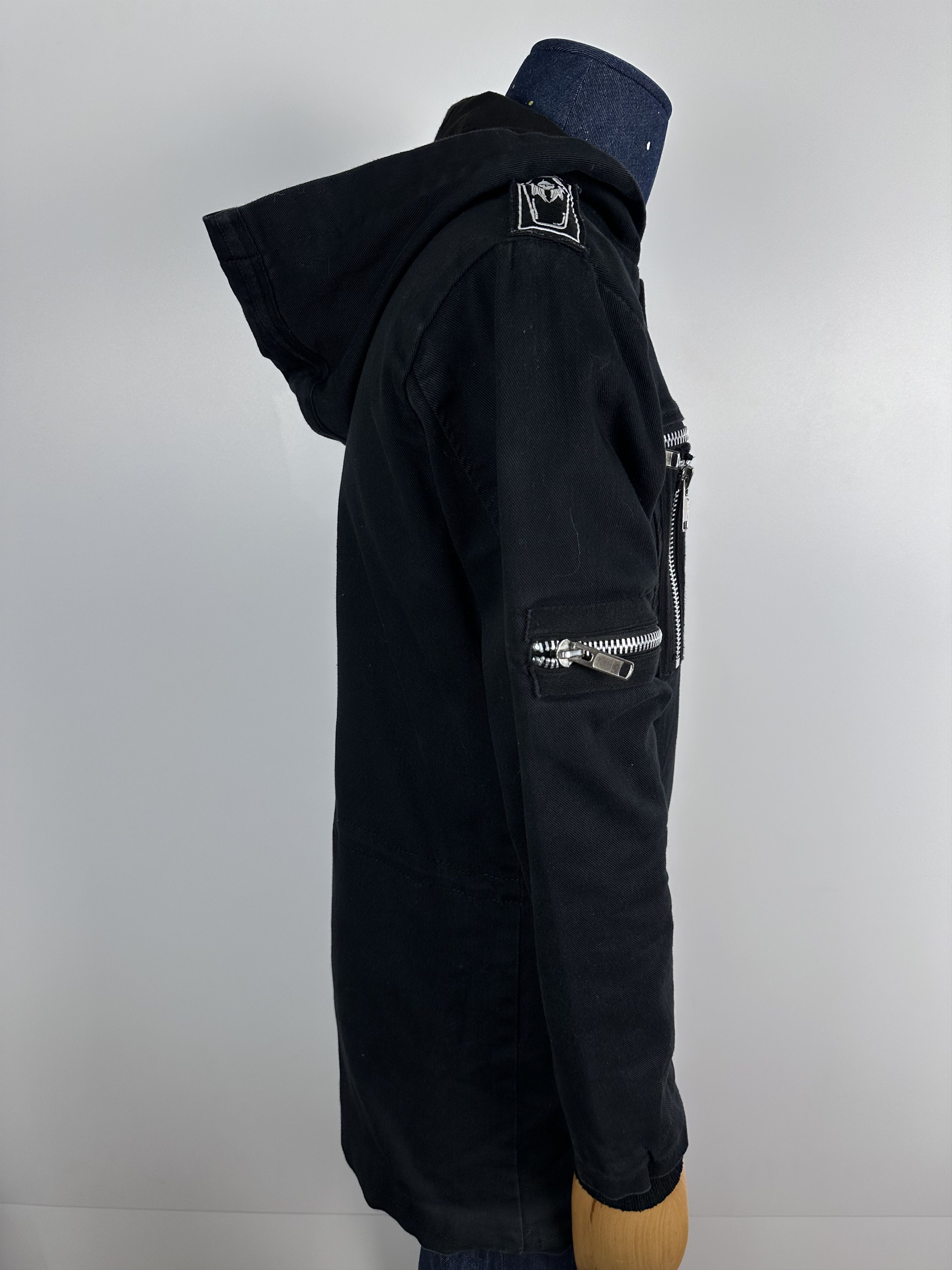 Vintage Gothicana By EMP Black Hooded Jacket Coat Size M Vintage Size US M / EU 48-50 / 2 - 7 Thumbnail