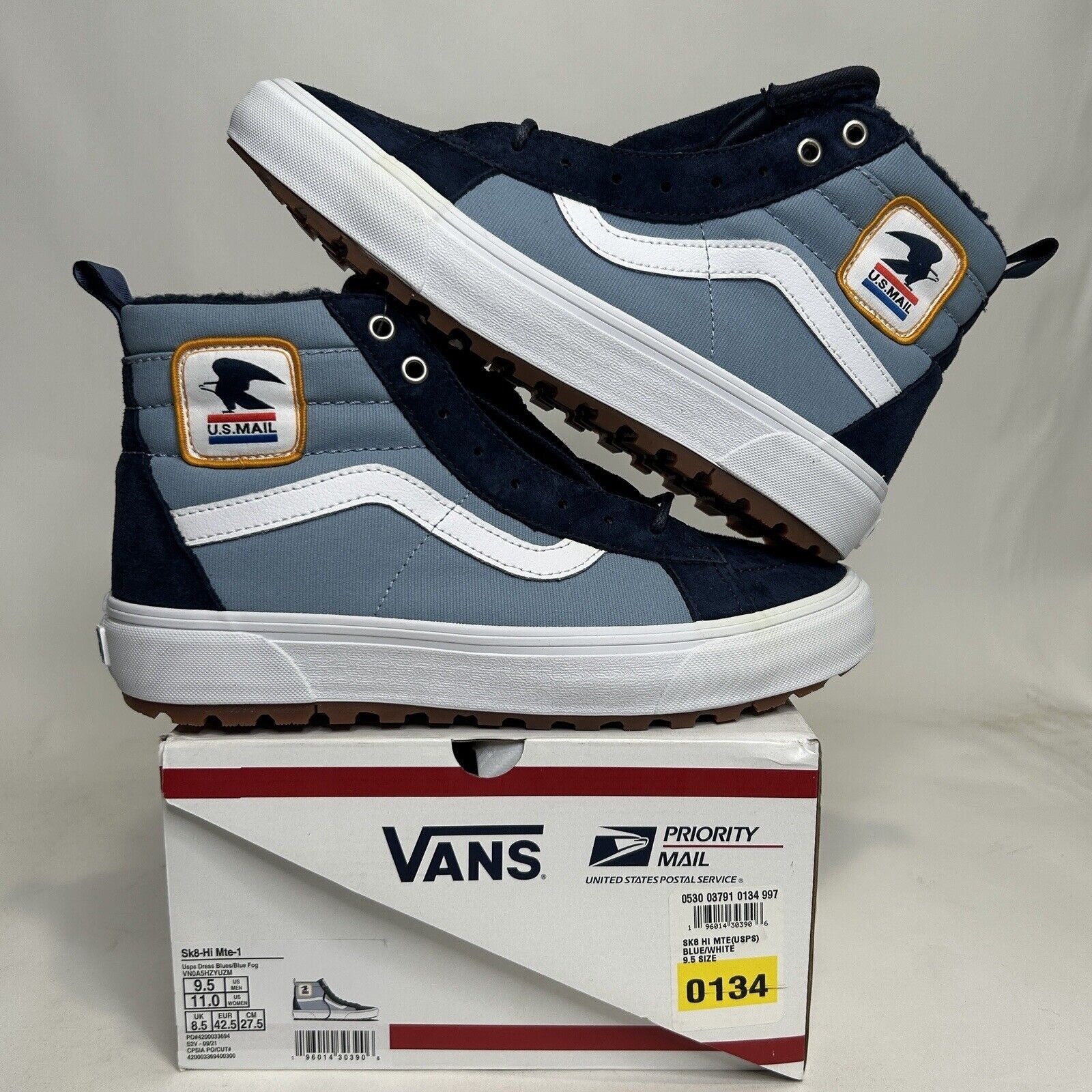 Vans x USPS Sk8-Hi Mte-1 “Dress Blue” 2024
