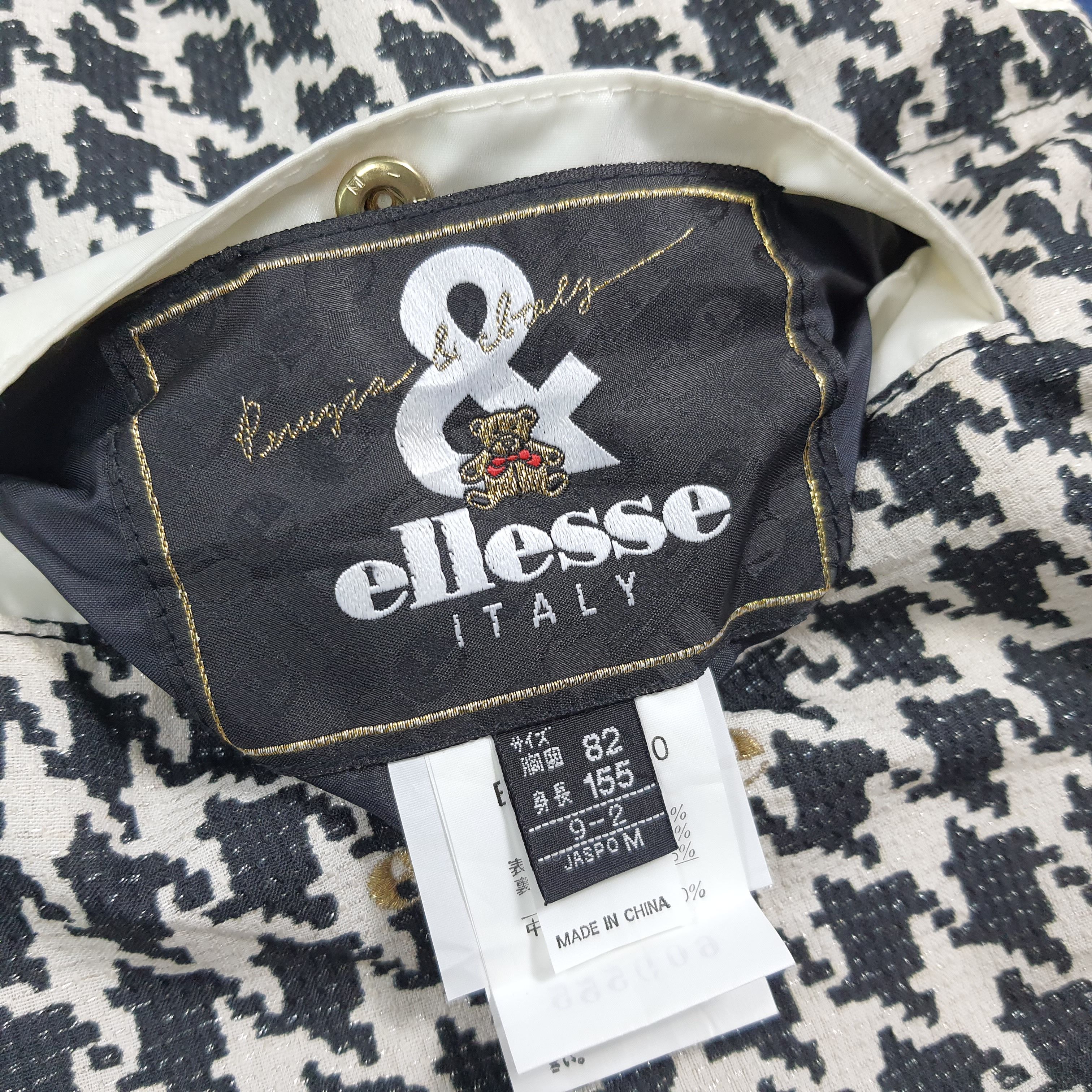 Ellesse Vintage Ellesse Reversible Fleece Vest Houndstooth C283N15 Size US L / EU 52-54 / 3 - 10 Thumbnail