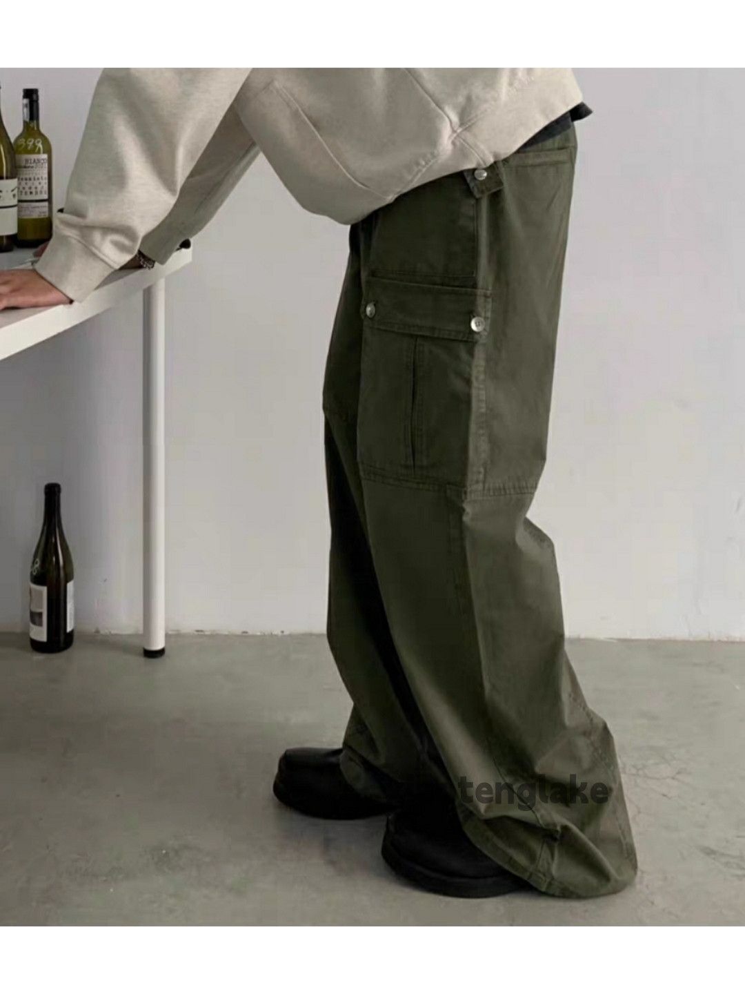 Designer × Japanese Brand × Vintage utility milk shake hiphop outdoor baggy cago pants Size US 30 / EU 46 - 6 Thumbnail