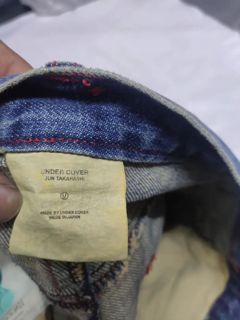 Undercover vintage denim skirt