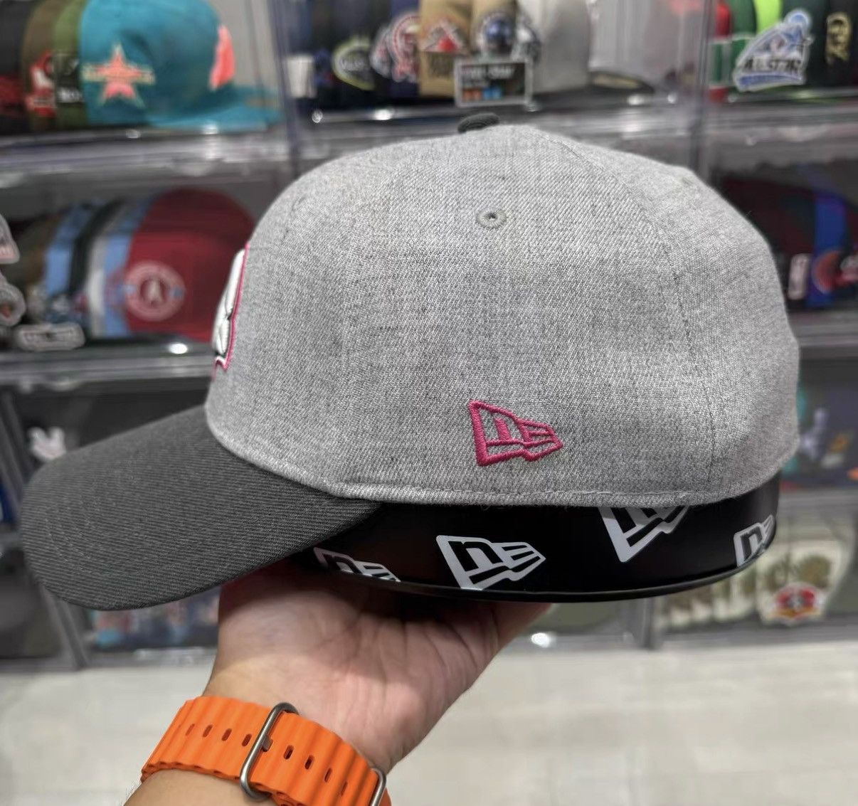 New Era New Era NFL Arizona Cardinals Pink Ribbon Baseball Cap J32 Size ONE SIZE - 4 Thumbnail