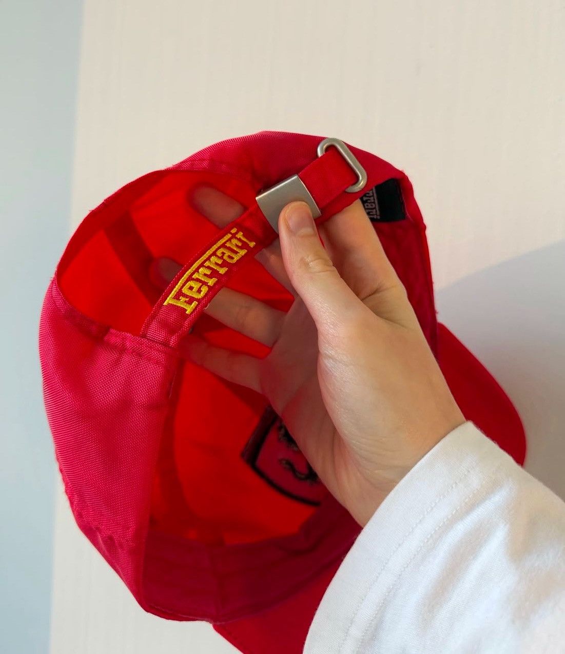 Ferrari Vintage red cap hats formula 1 Ferrari nylon Size ONE SIZE - 6 Thumbnail