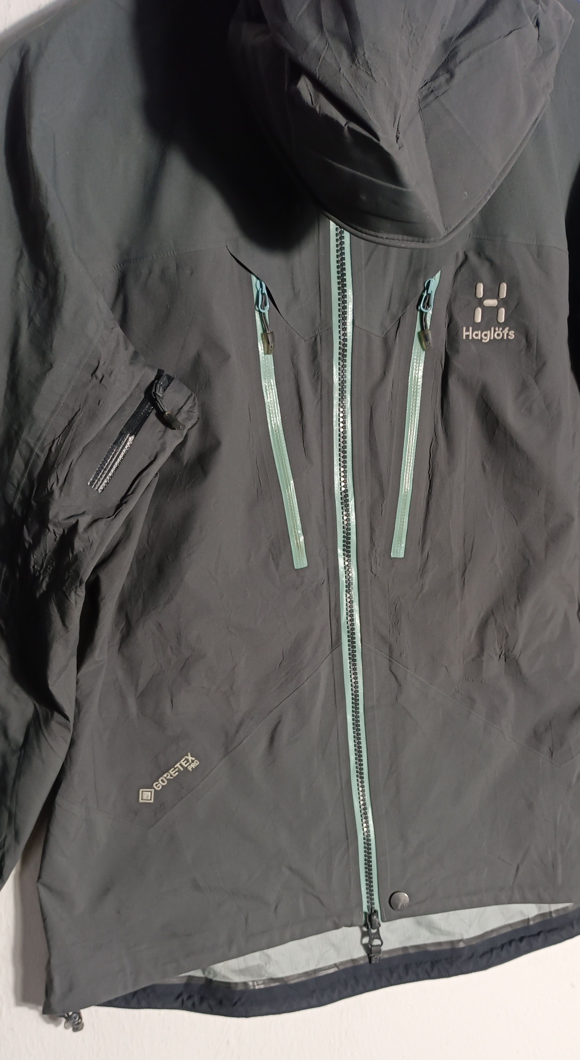 Goretex × Haglofs Spitz Jacket Women Magnetite Size M / US 6-8 / IT 42-44 - 9 Thumbnail