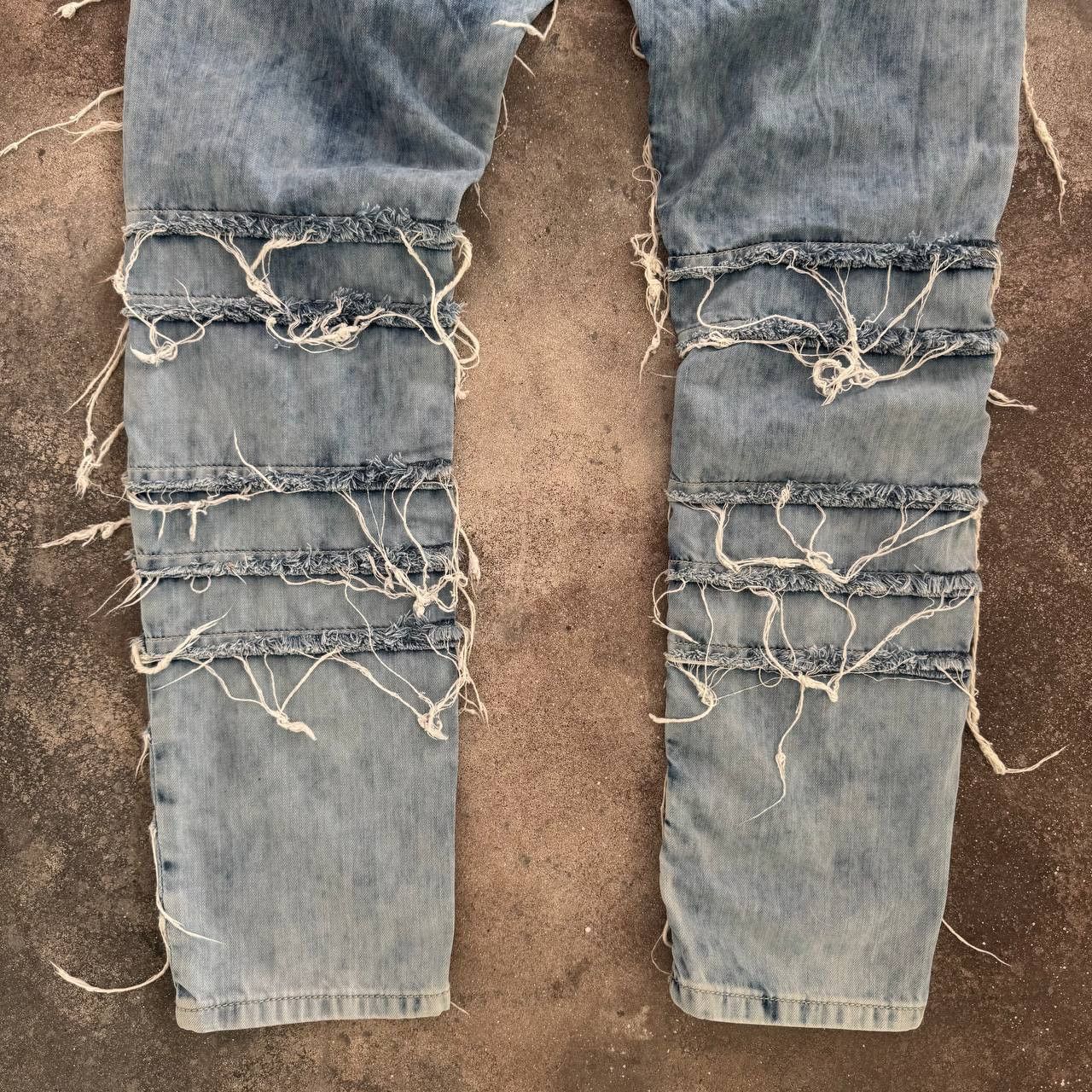 If Six Was Nine × Japanese Brand Opium Y2K Cipo & Baxx Unisex Distressed Jeans Size US 30 / EU 46 - 11 Thumbnail