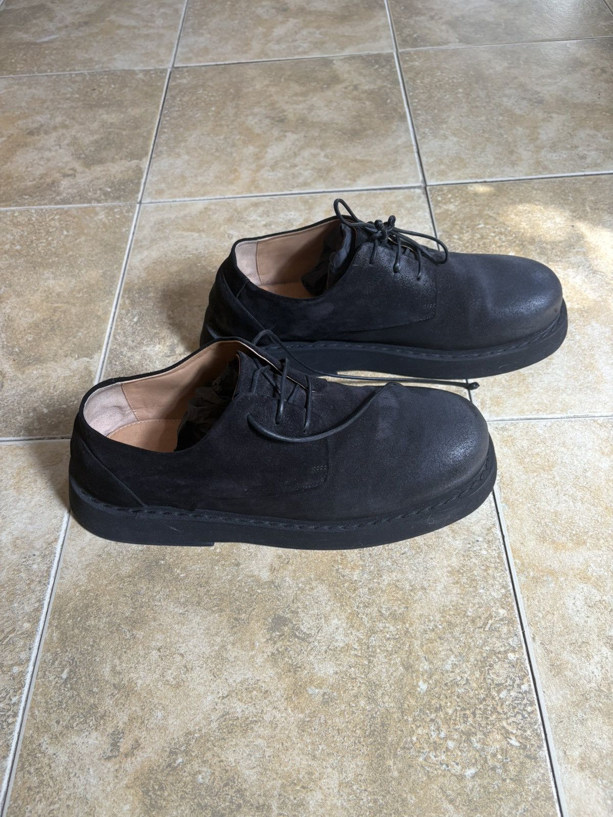 Marsell Marsèll Spalla Leather Derby shoes Size US 10.5 / EU 43-44 - 1 Thumbnail