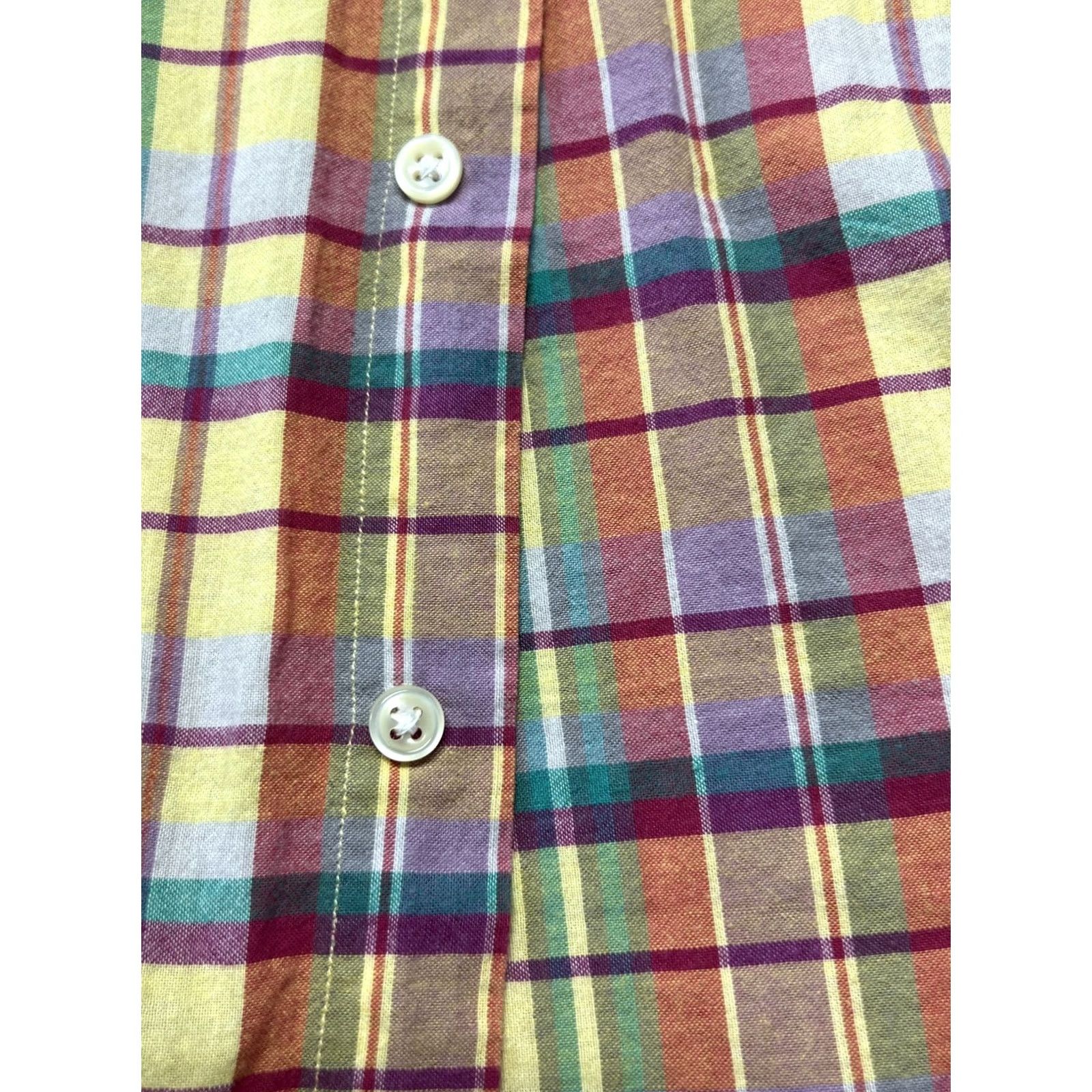 Ralph Lauren Ralph Lauren Blake Plaid Shirt Mens XXL Short Sleeve Button-Down 100% Cotton Size US XXL / EU 58 / 5 - 6 Thumbnail