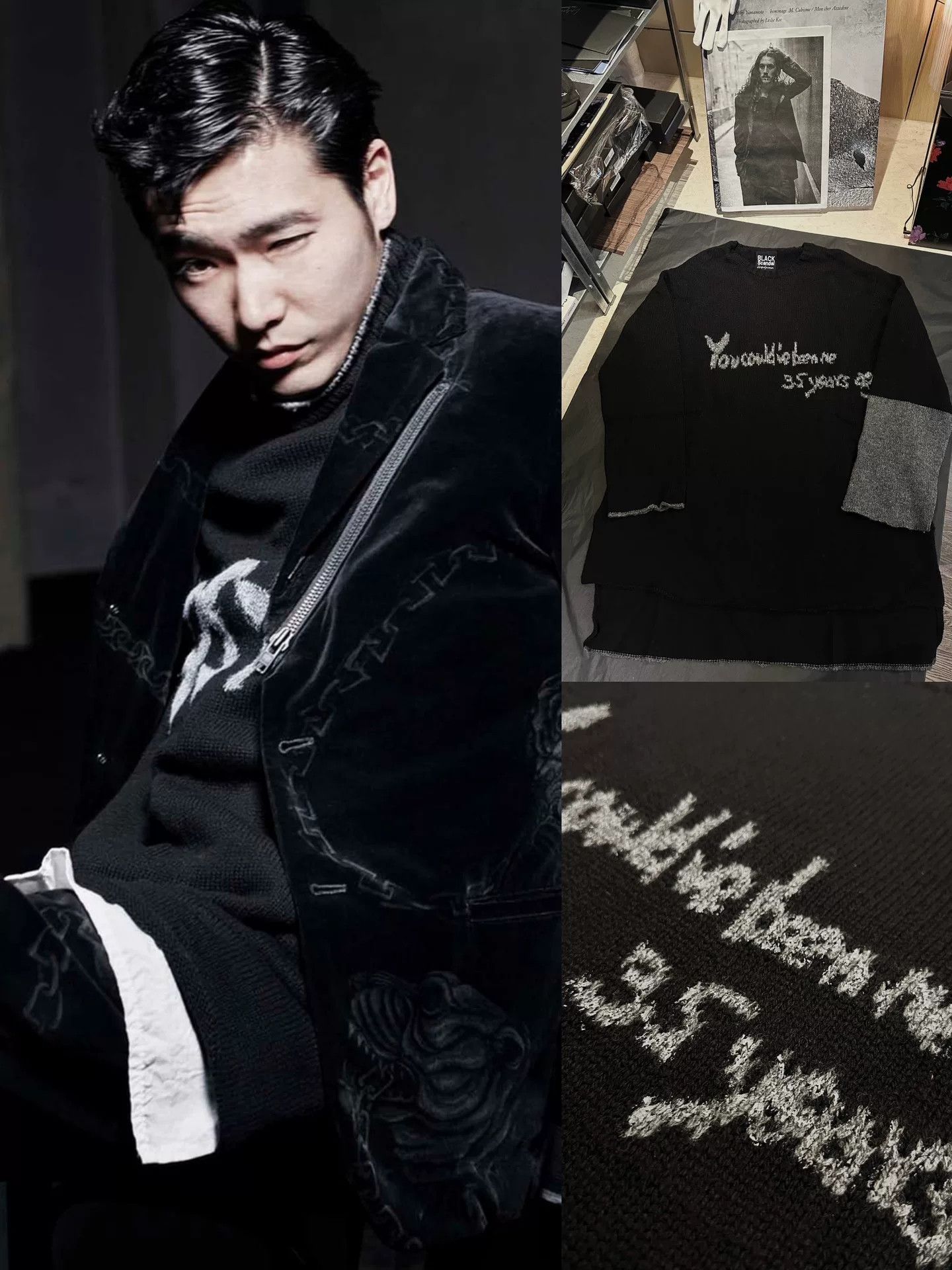 Yohji Yamamoto Yohji Yamamoto 19AW Wool Knit Top Size US M / EU 48-50 / 2 - 1 Thumbnail