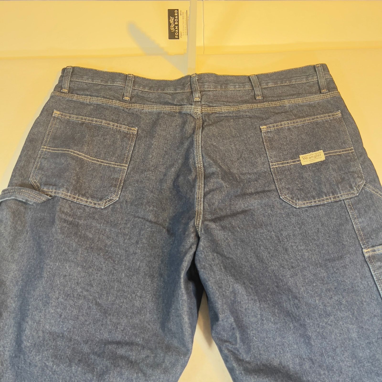 Wrangler Wrangler Fleece Lined Carpenter Jean Vintage W42xL32 Dark Size US 42 / EU 58 - 16 Thumbnail
