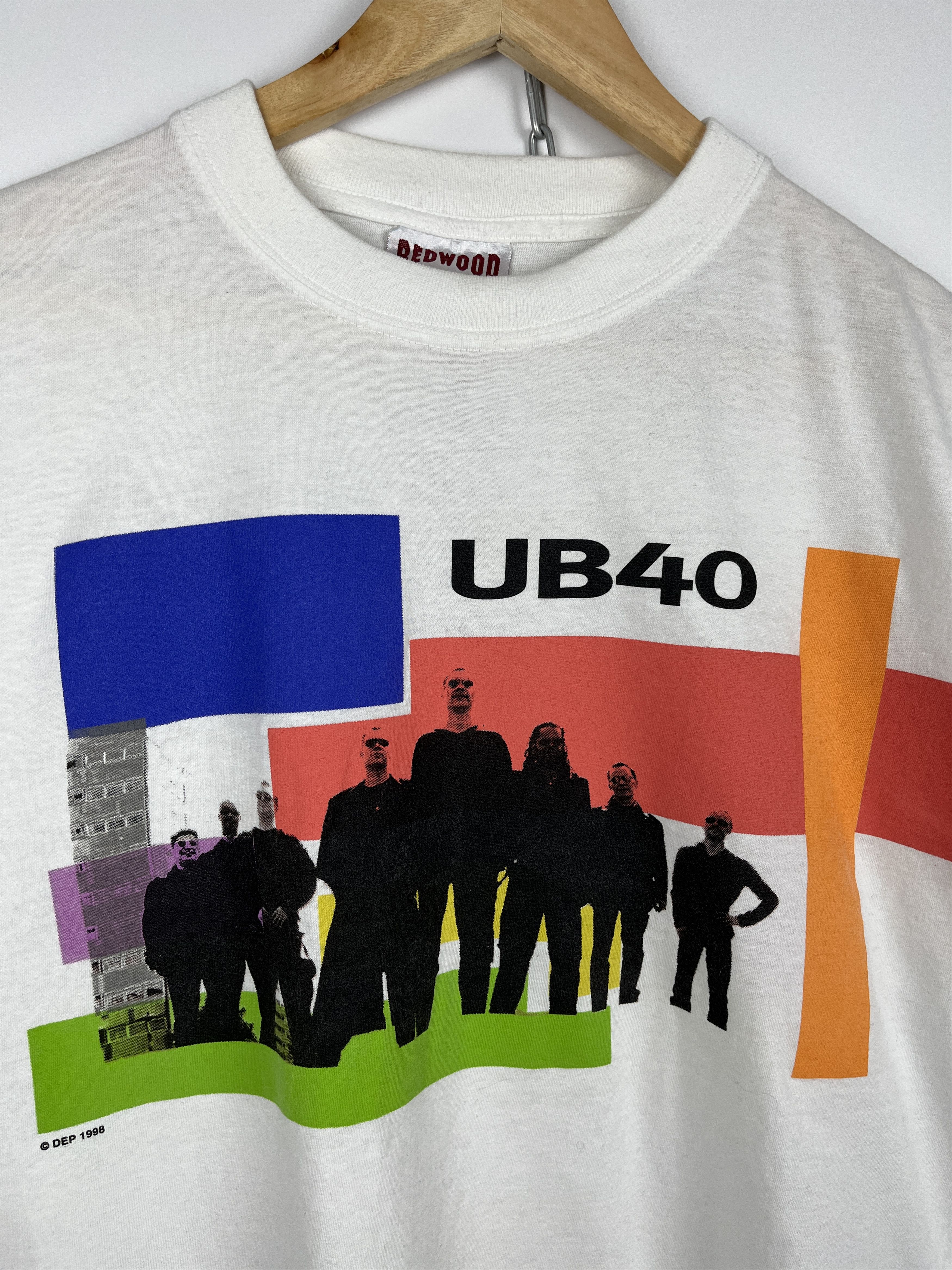 Band Tees × Vintage Vintage UB40 World Tour 1998 Men's T-shirt 90s Size US XL / EU 56 / 4 - 7 Thumbnail