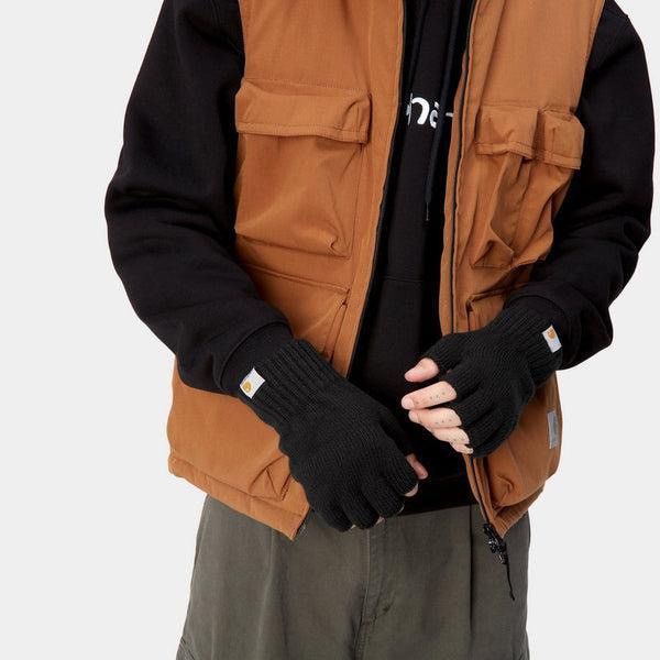 Carhartt Wip Carhartt WIP Mitten Fingerless Gloves Black Size S/M Size ONE SIZE - 8 Thumbnail