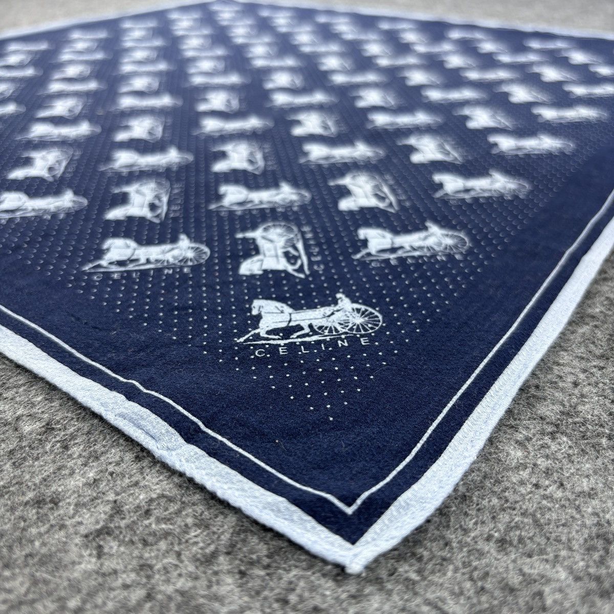 Vintage Celine Handkerchief # E061 # Bandana # Neckerchief Size ONE SIZE - 5 Thumbnail