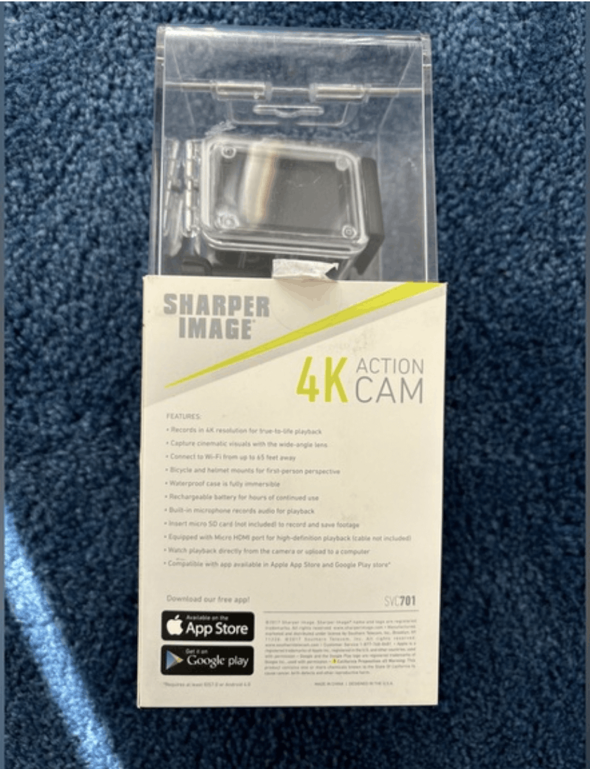 Other Sharper Image SVC701 Waterproof 4K Full HD Action Cam Size ONE SIZE - 2 Thumbnail