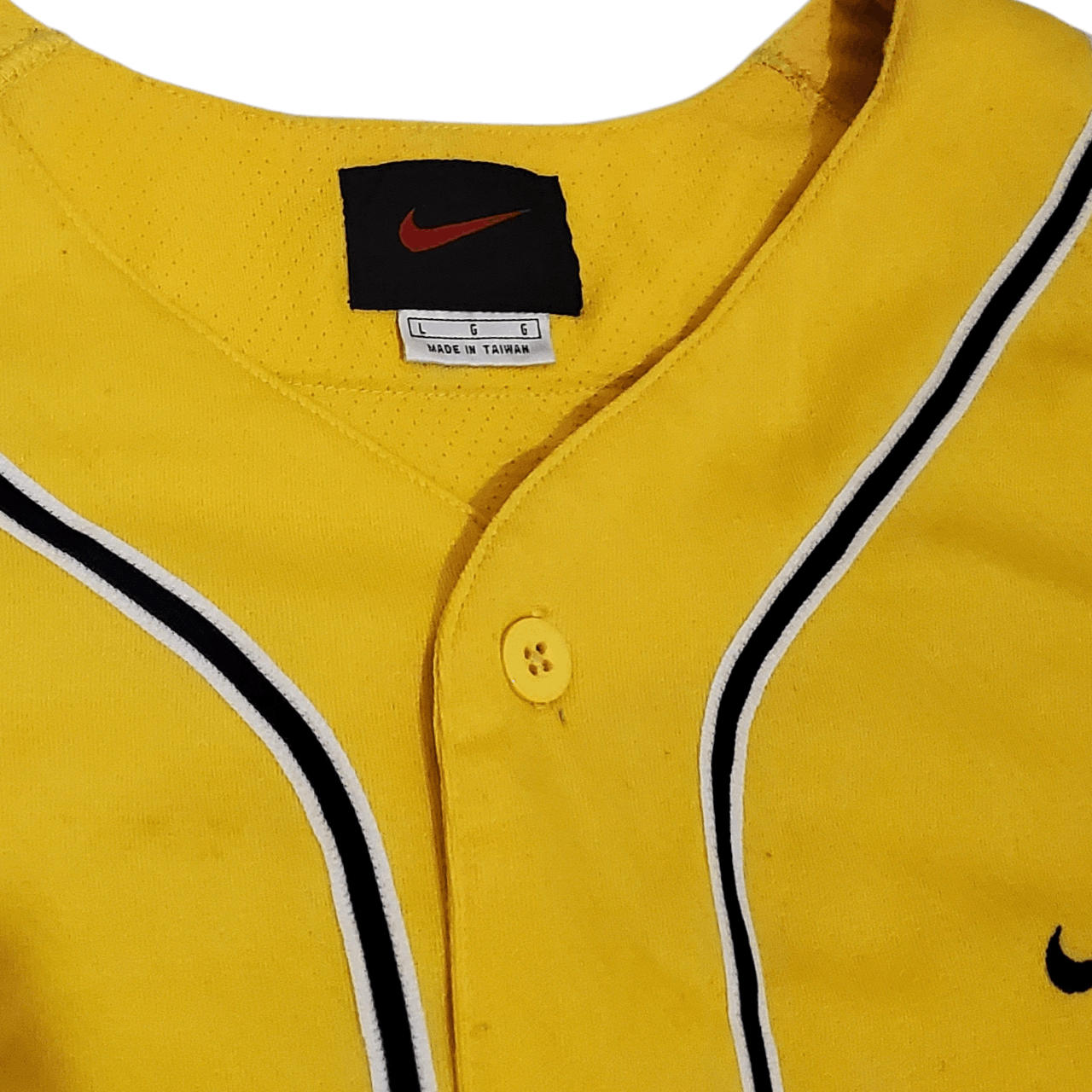 Vintage 90s Nike Embroidered Script Jersey Size US L / EU 52-54 / 3 - 3 Thumbnail
