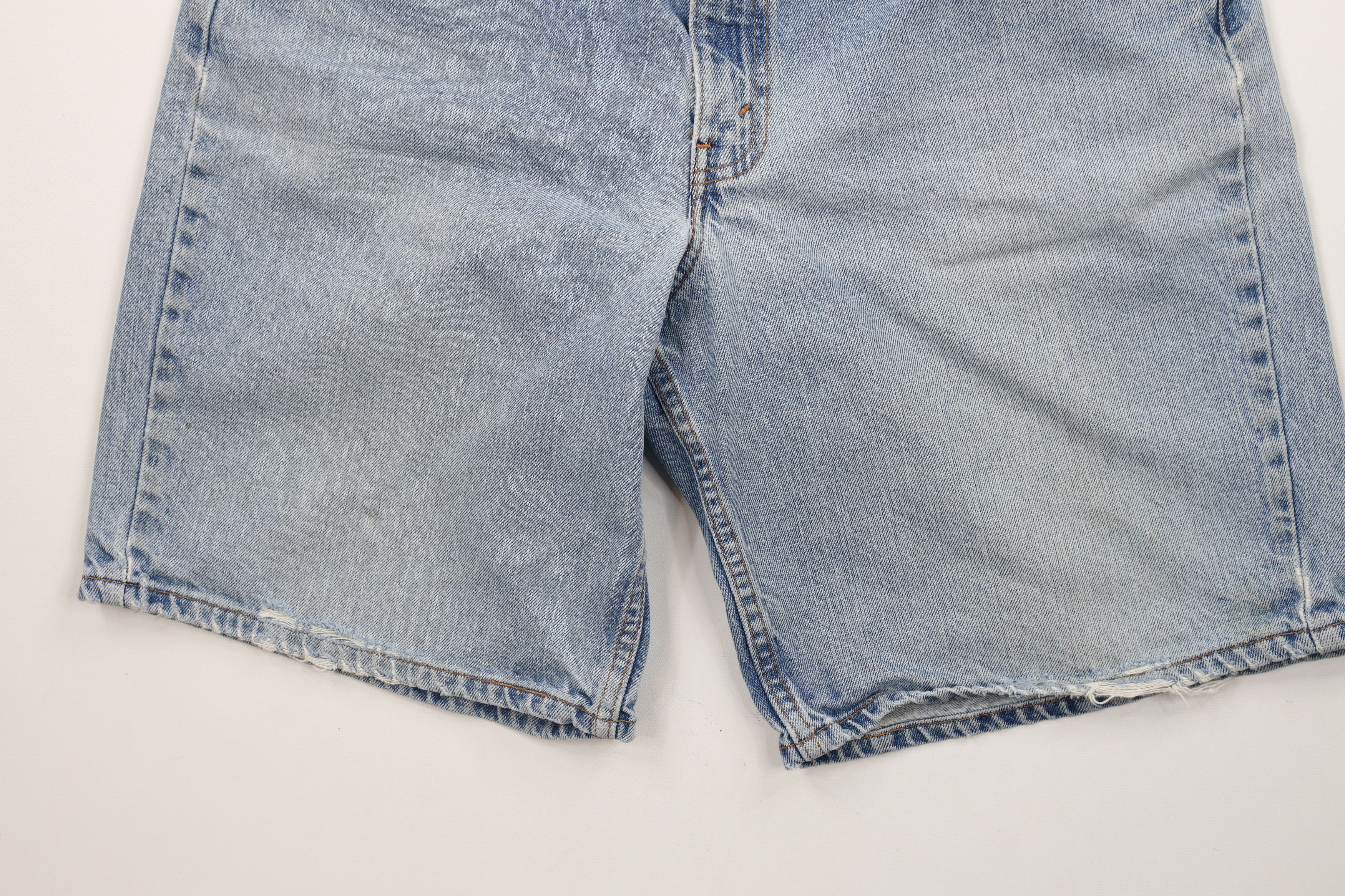 Levi's × Vintage Vintage Y2K 2001 Levis 550 Fit Denim Shorts Jorts Blue Size US 34 / EU 50 - 4 Thumbnail
