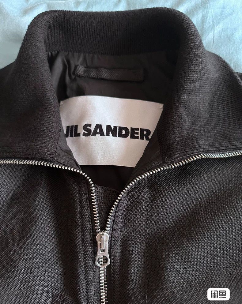 Jil Sander Jil Sander Black coarse twill fabric pilot jacket Size M / US 6-8 / IT 42-44 - 3 Thumbnail
