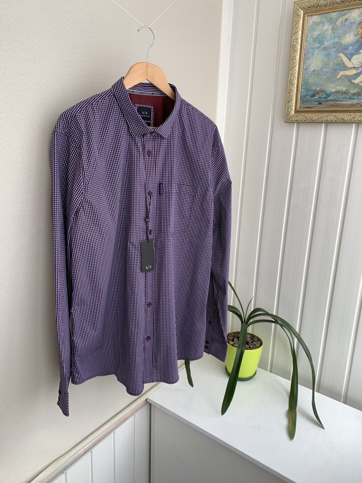 Giorgio Armani ARMANI EXCHANGE Long Sleeve Button Shirt Mens Size XXL Size US XXL / EU 58 / 5 - 1 Thumbnail