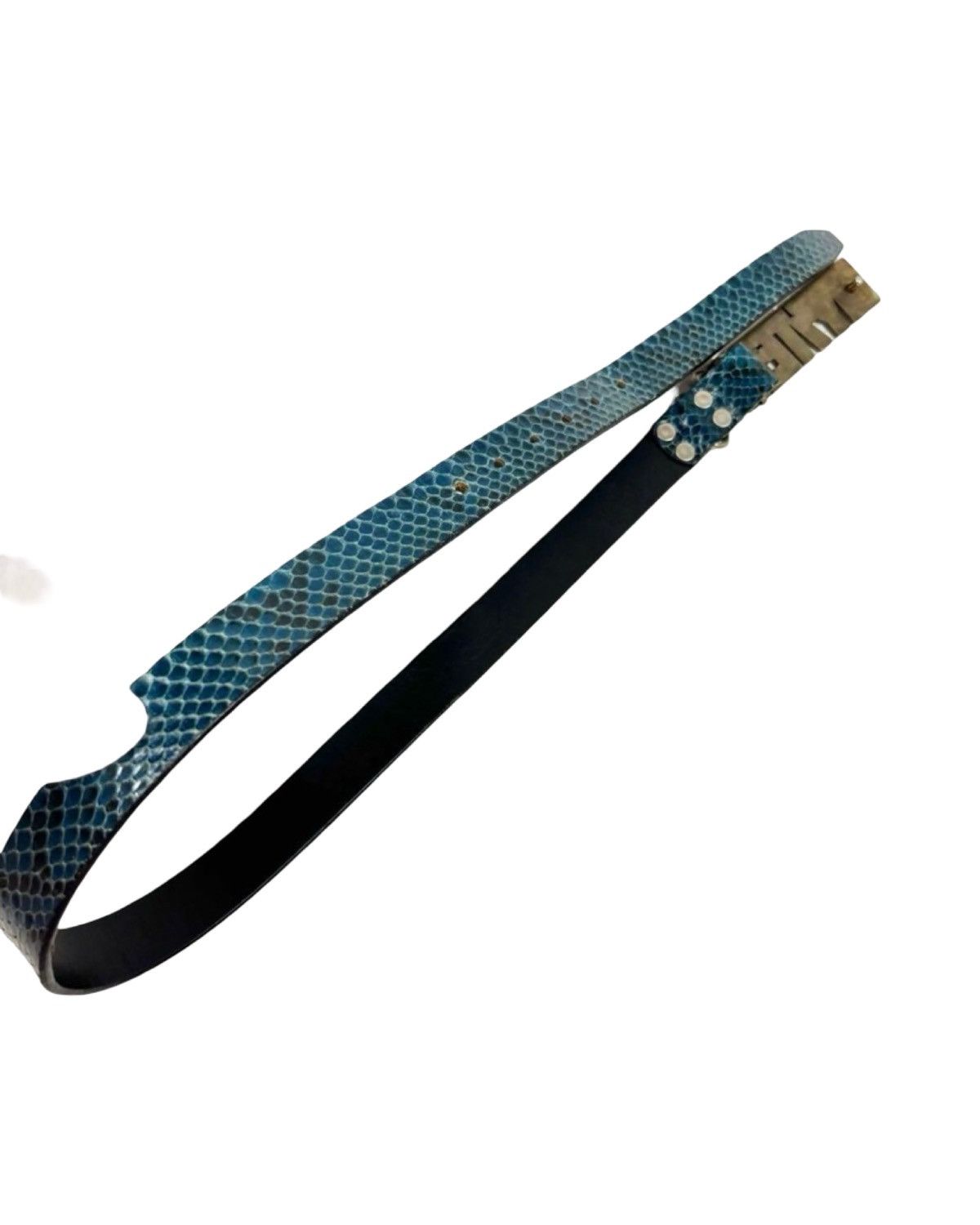 Hysteric Glamour Snake Print Embossed Leather Spell Out Belt Size ONE SIZE - 2 Thumbnail