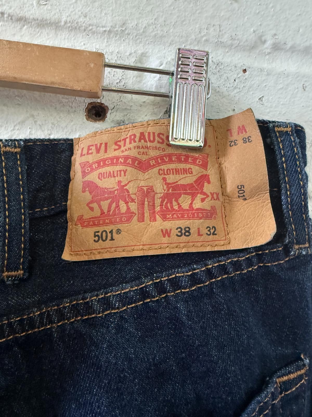 Unknown London Dark Blue High-Waisted Women's Jeans Size 14 Size 34" / US 12 / IT 48 - 4 Thumbnail