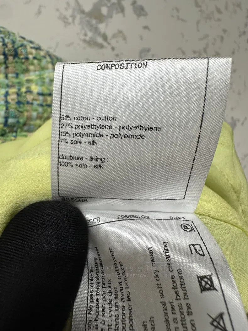 Chanel Chanel 19 Spring and Summer Preview Series Green Tweed Coa Size XS / US 0-2 / IT 36-38 - 5 Thumbnail